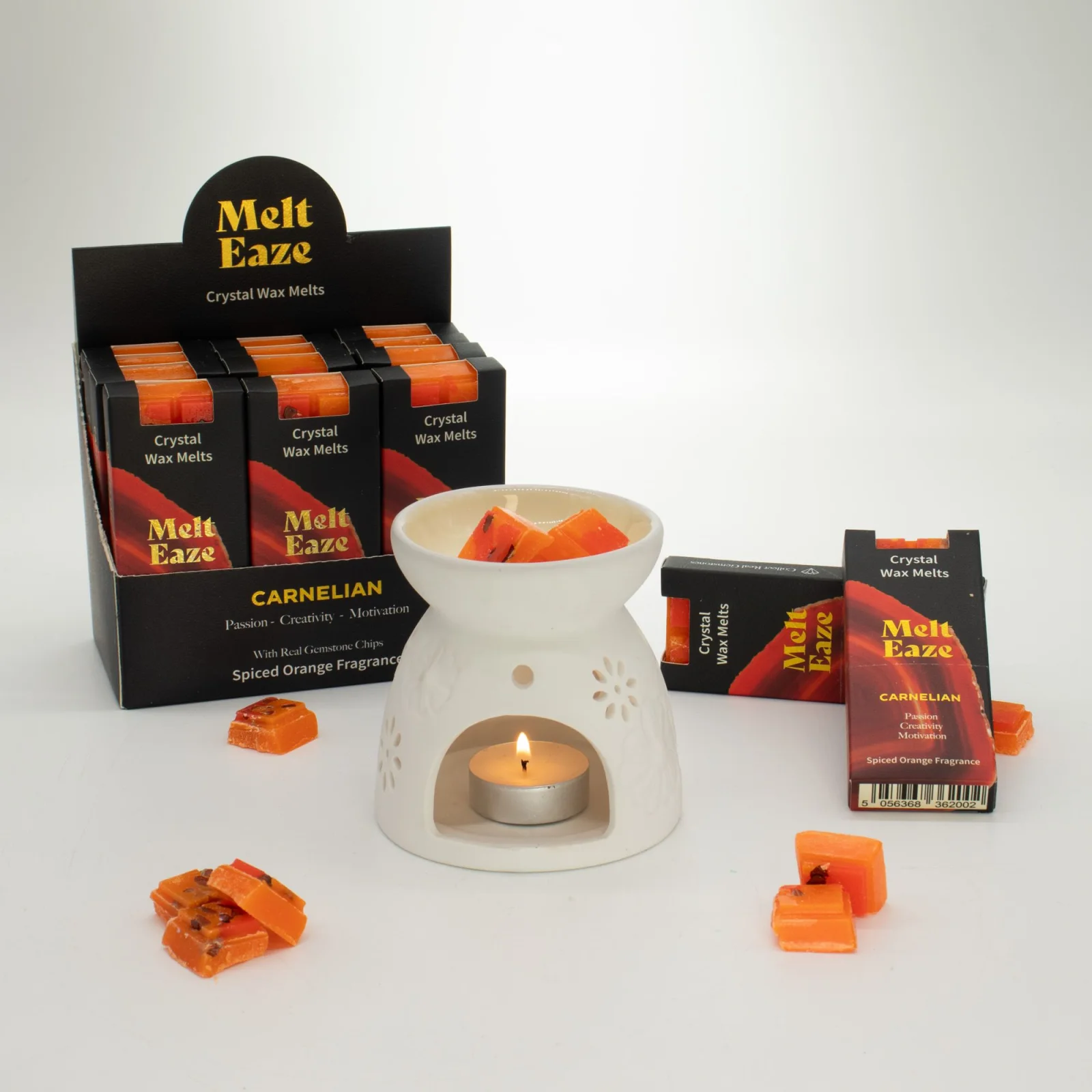Vonný vosk MeltEaze Carnelian Fire – korenistý pomaranč, 50 g – fotka 2