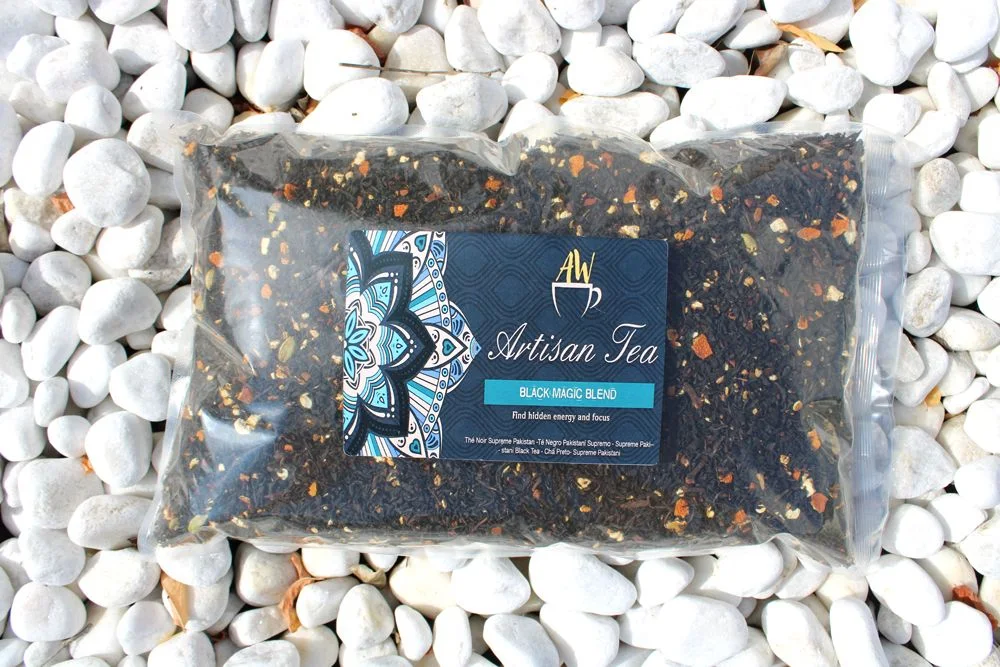 Čierny čaj Black Magic Blend – škorica a zázvor, 1 kg – fotka 2