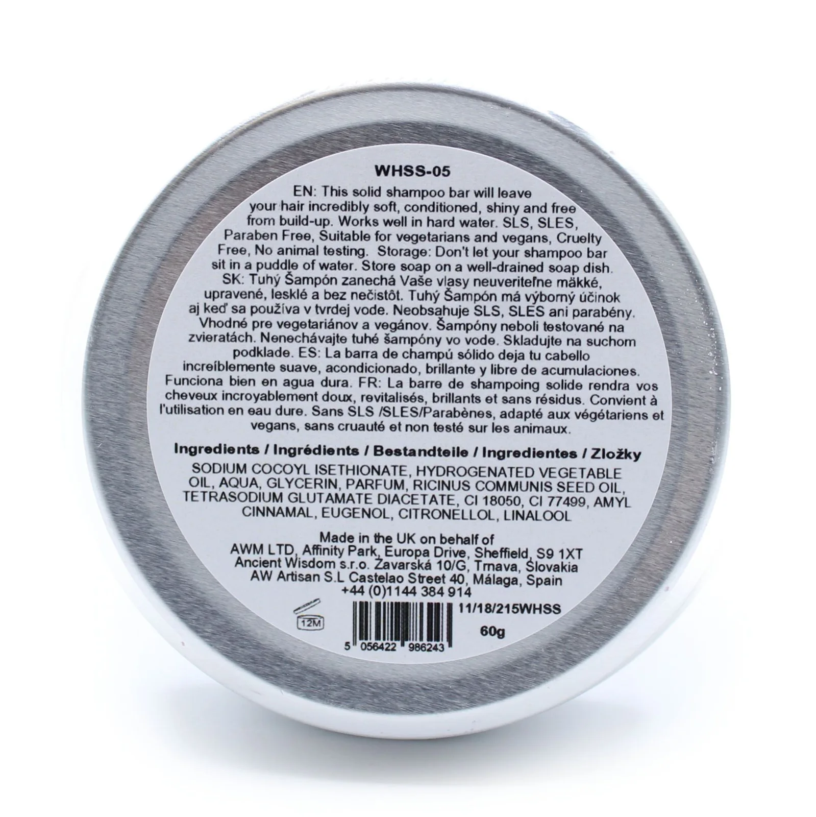 Tuhý šampón Wild Hare – Cherry Bonbon, 60 g – fotka 3