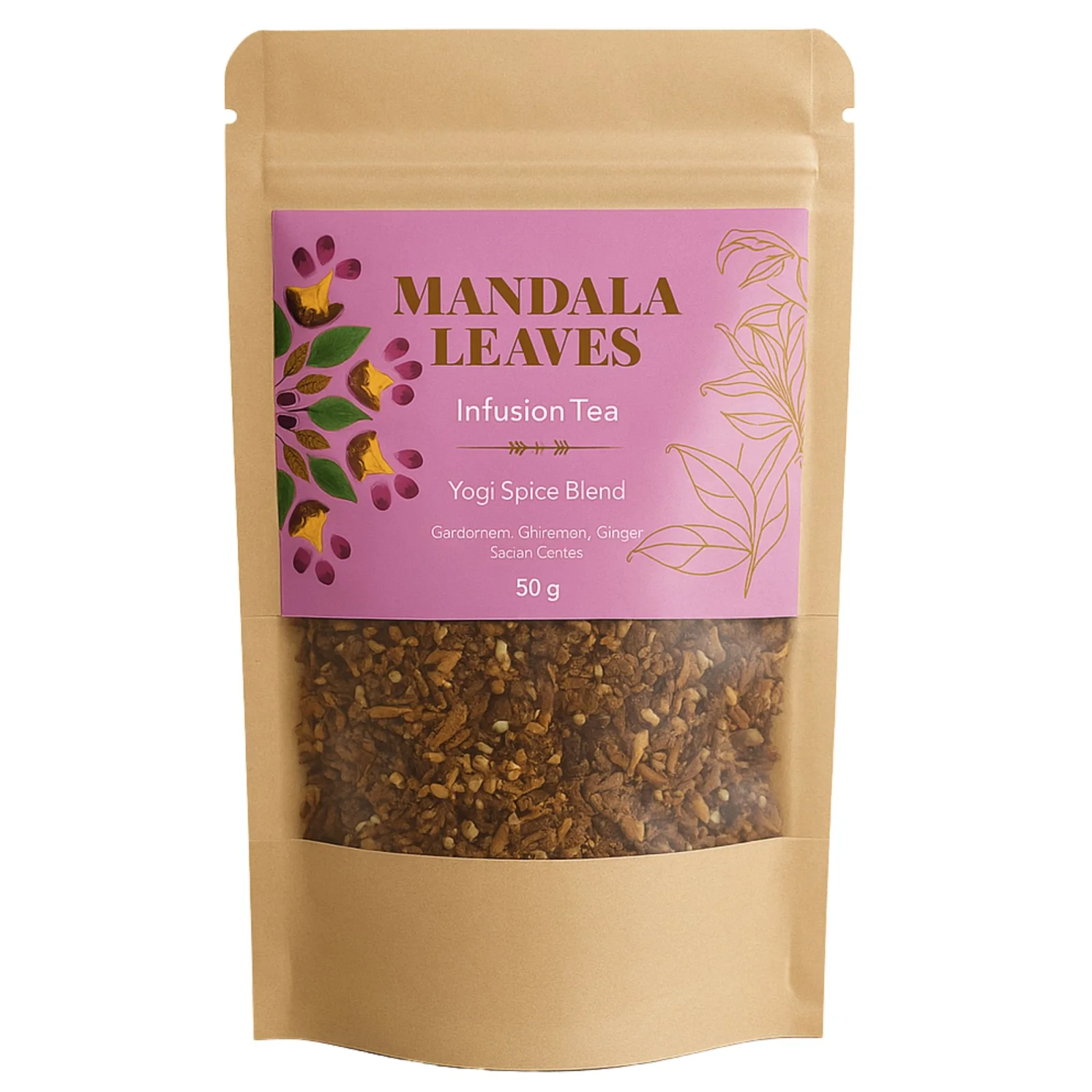 Korenený čaj Yogi Spice Blend – škorica a zázvor, 50 g, vrecko – fotka 3