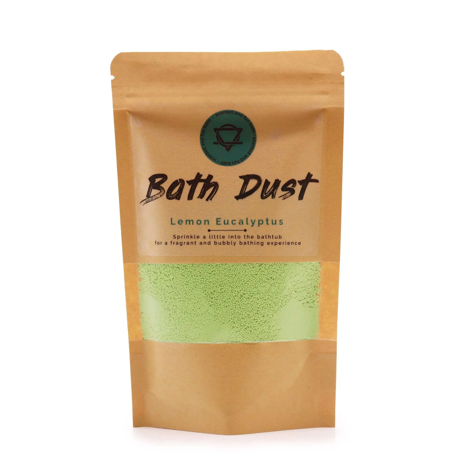 Šumivý prášok do kúpeľa Lemon Eucalyptus – citrón a eukalyptus, 190 g