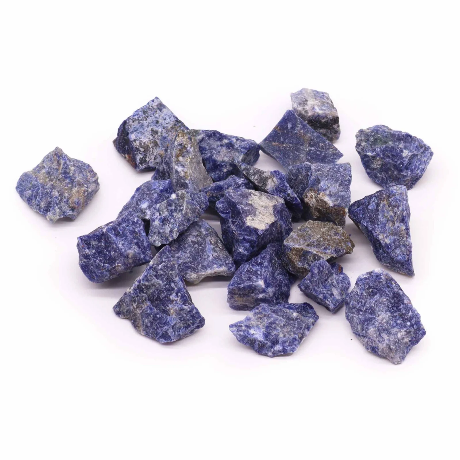 Sodalit – surové kryštály, balenie 500 g – fotka 1