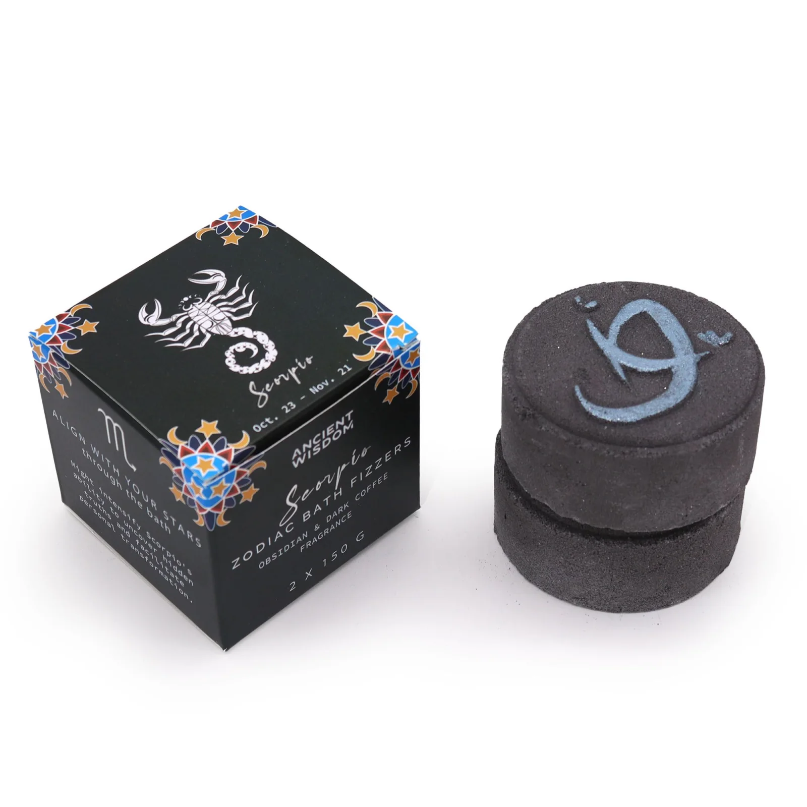 Bomby do kúpeľa Zodiac – Škorpión, 2 × 150 g – fotka 1