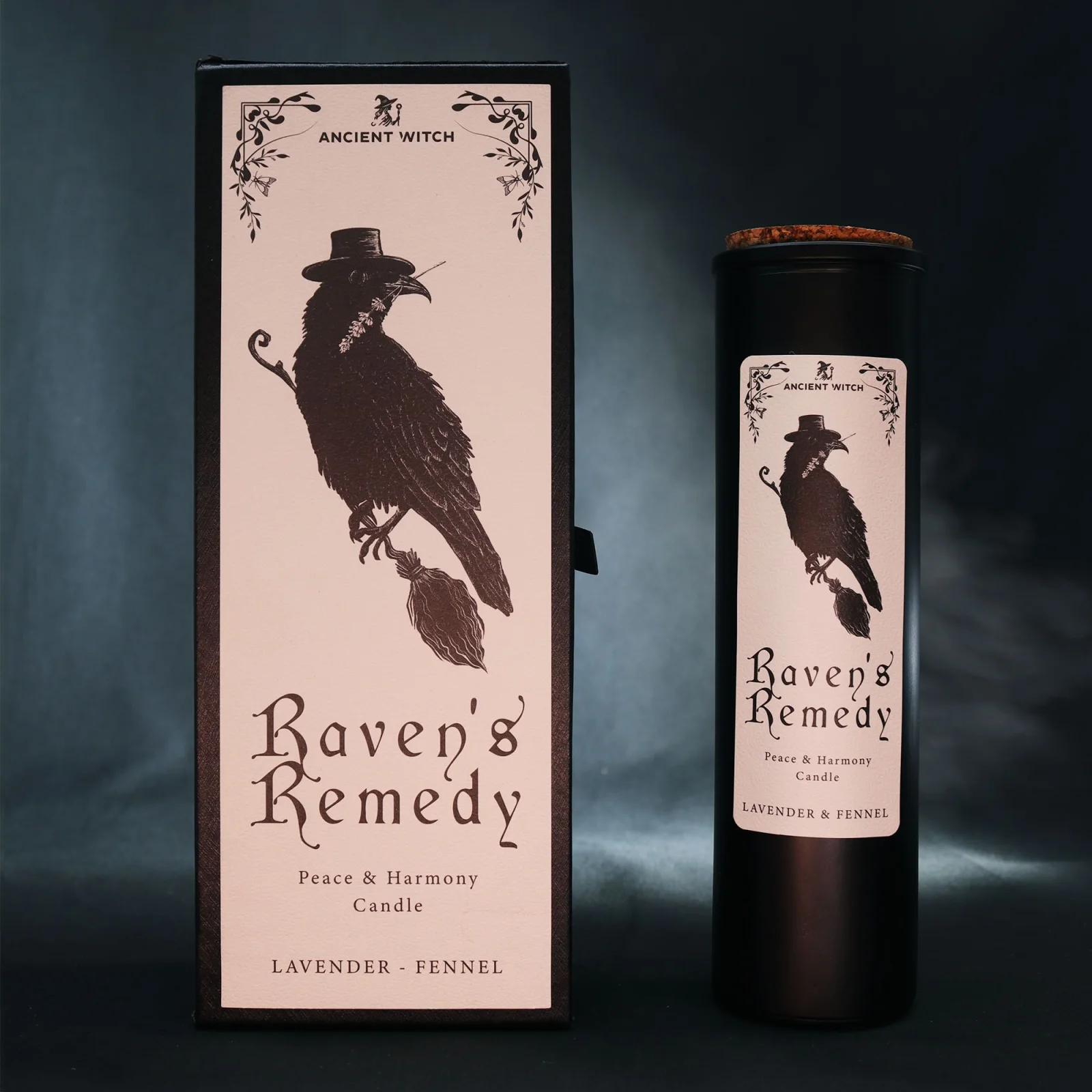 Sójová sviečka Ancient Witch Raven’s Remedy – levanduľa a fenikel – fotka 2