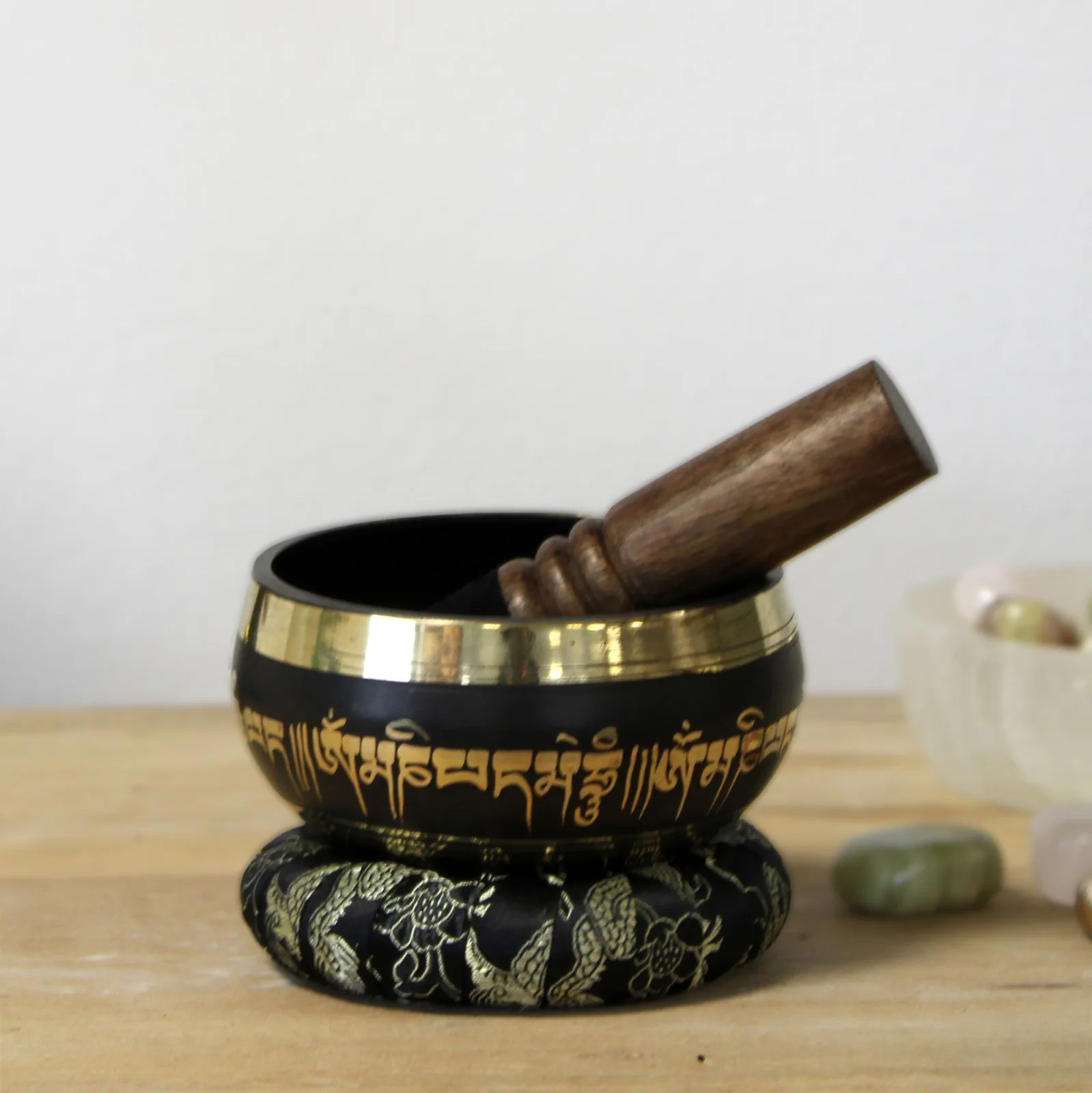 Spievajúca miska Lotosový kvet – sada s puzdrom – fotka 5