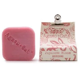 Tuhý šampón Agnes + Cat – Japanese Bloom, 70 g – fotka 1