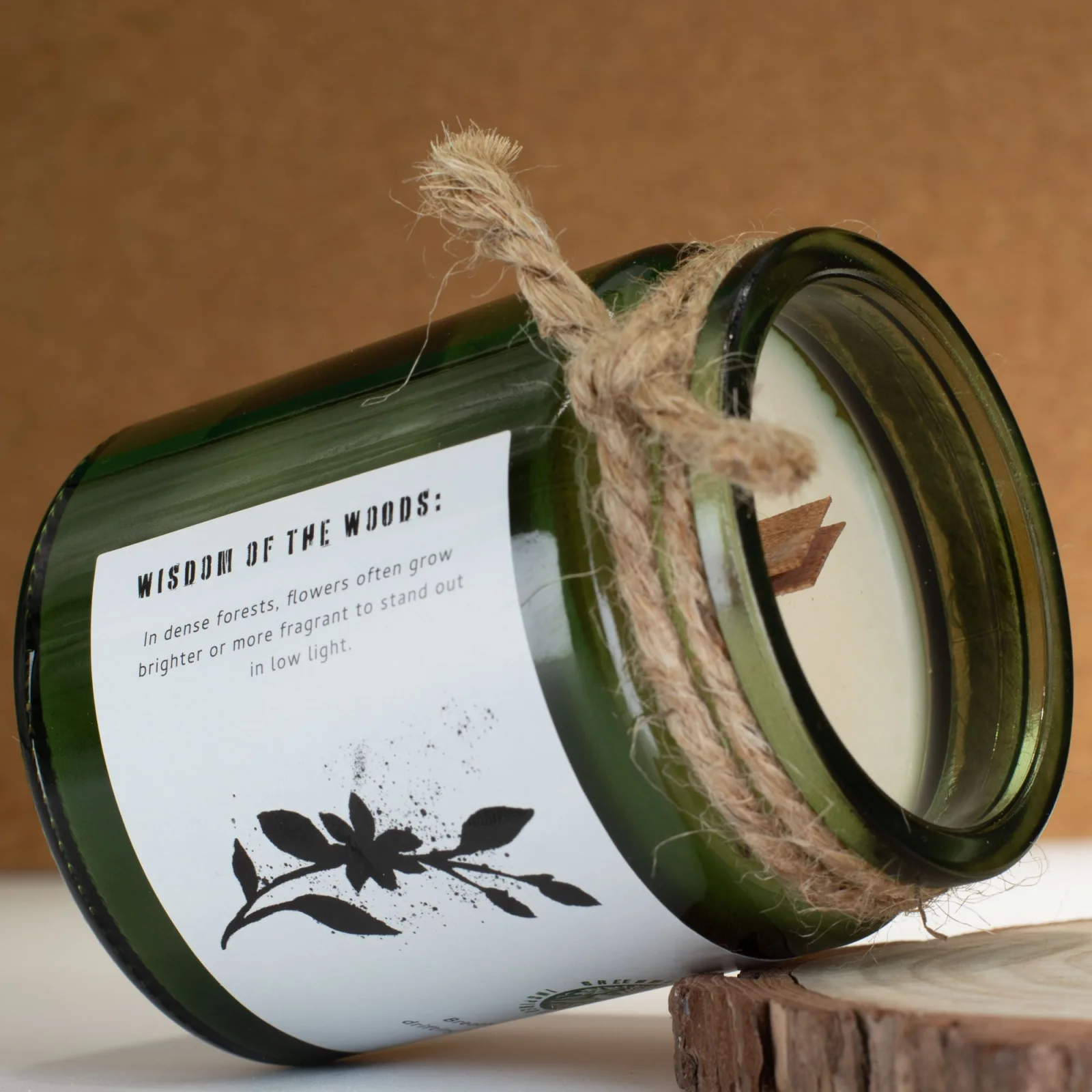 Sójová sviečka Greenman Jasmine Glade – jazmín – fotka 3