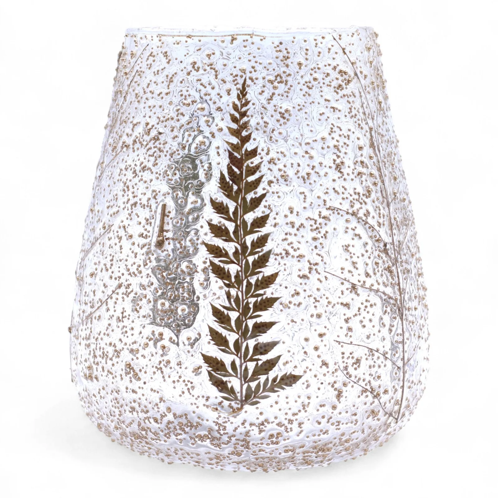 Sklenený svietnik Natural Floral – veľká miska Pino, 15 × 12 cm – fotka 4