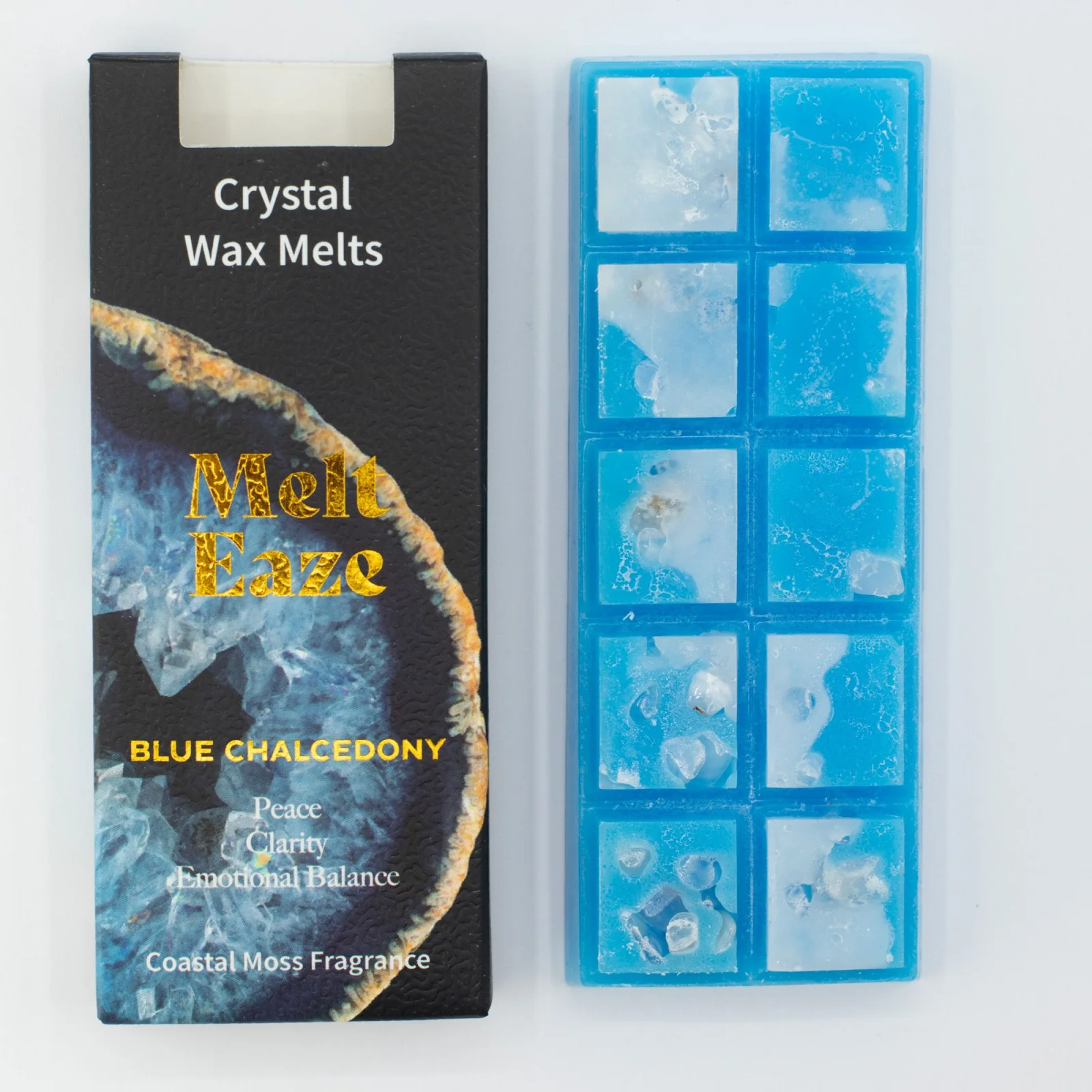 Vonný vosk MeltEaze Aquamarine Wave – pobrežný mach, 50 g – fotka 3