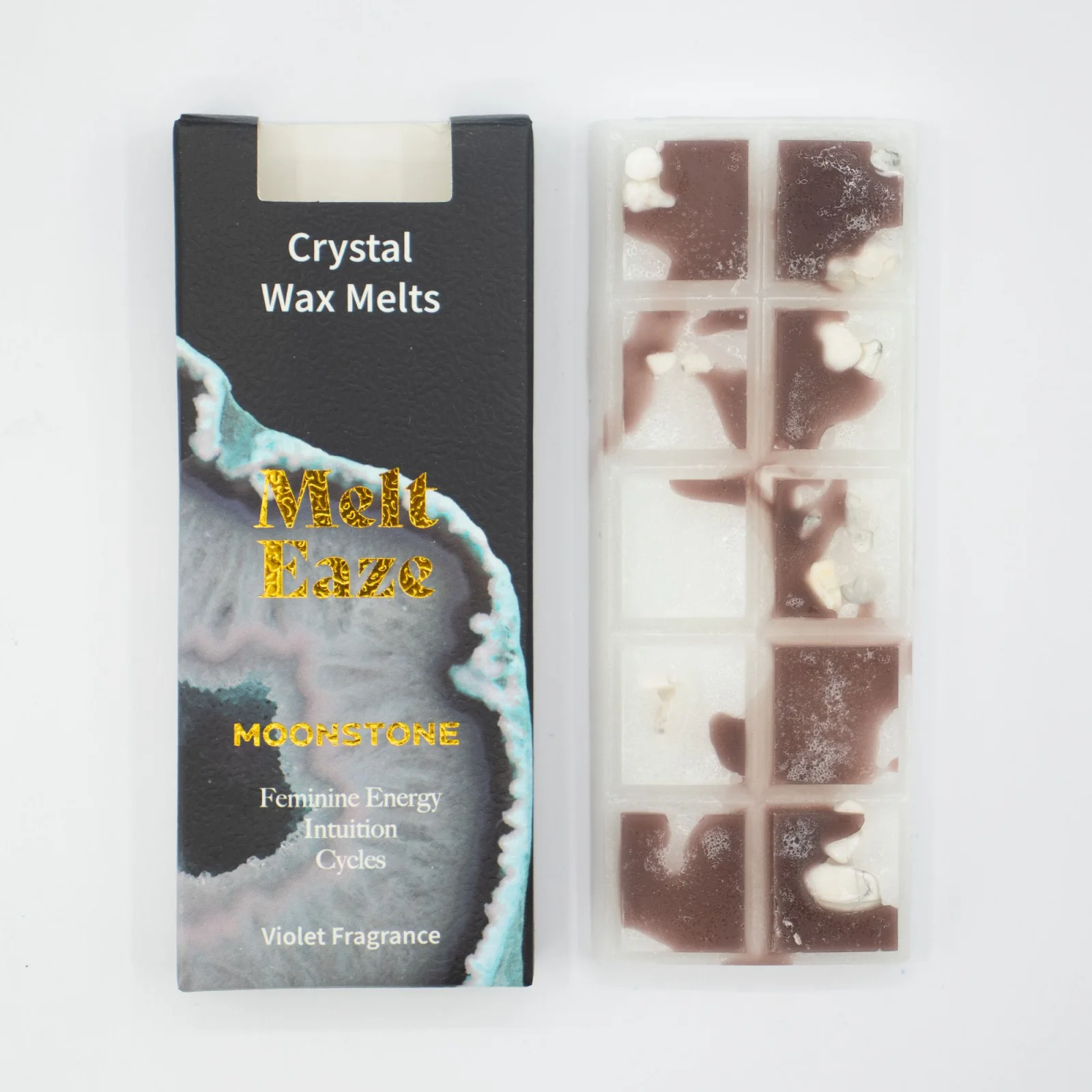 Vonný vosk MeltEaze Moonstone Glow – fialka, 50 g – fotka 2