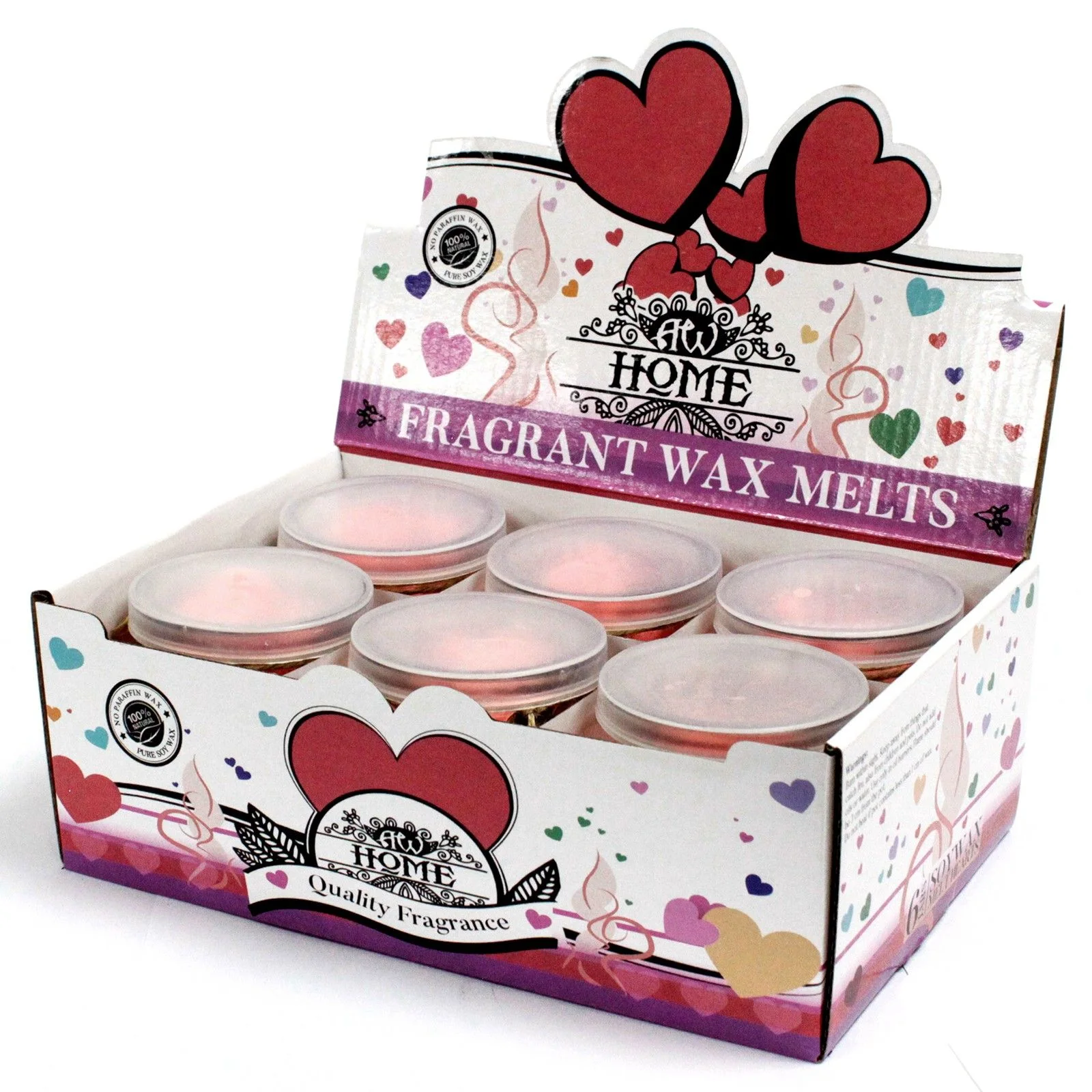 Vonný vosk do aromalampy Classic Rose – 16 sójových srdiečok – fotka 3
