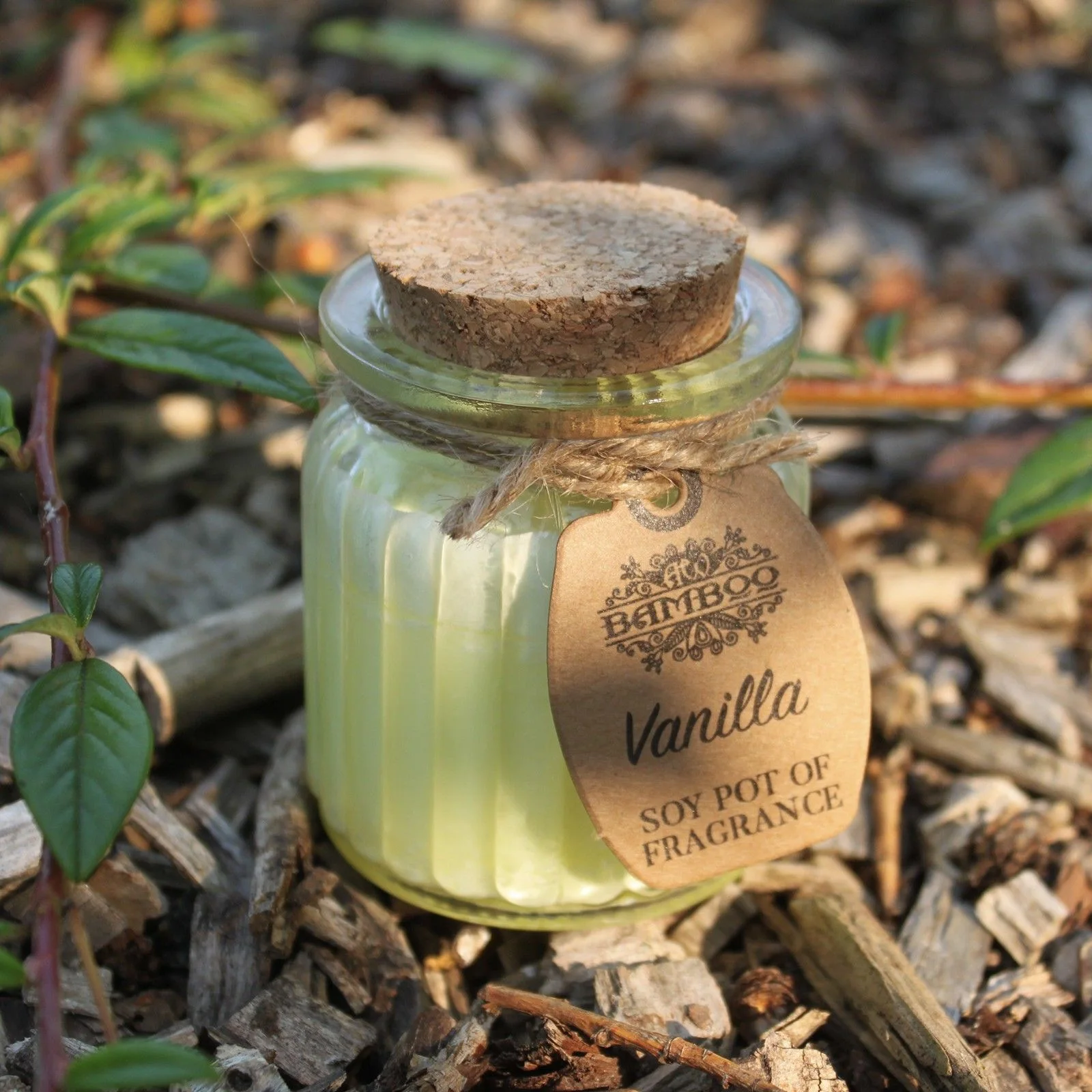 Vonná sójová sviečka v skle – Vanilla, 120 g – fotka 3