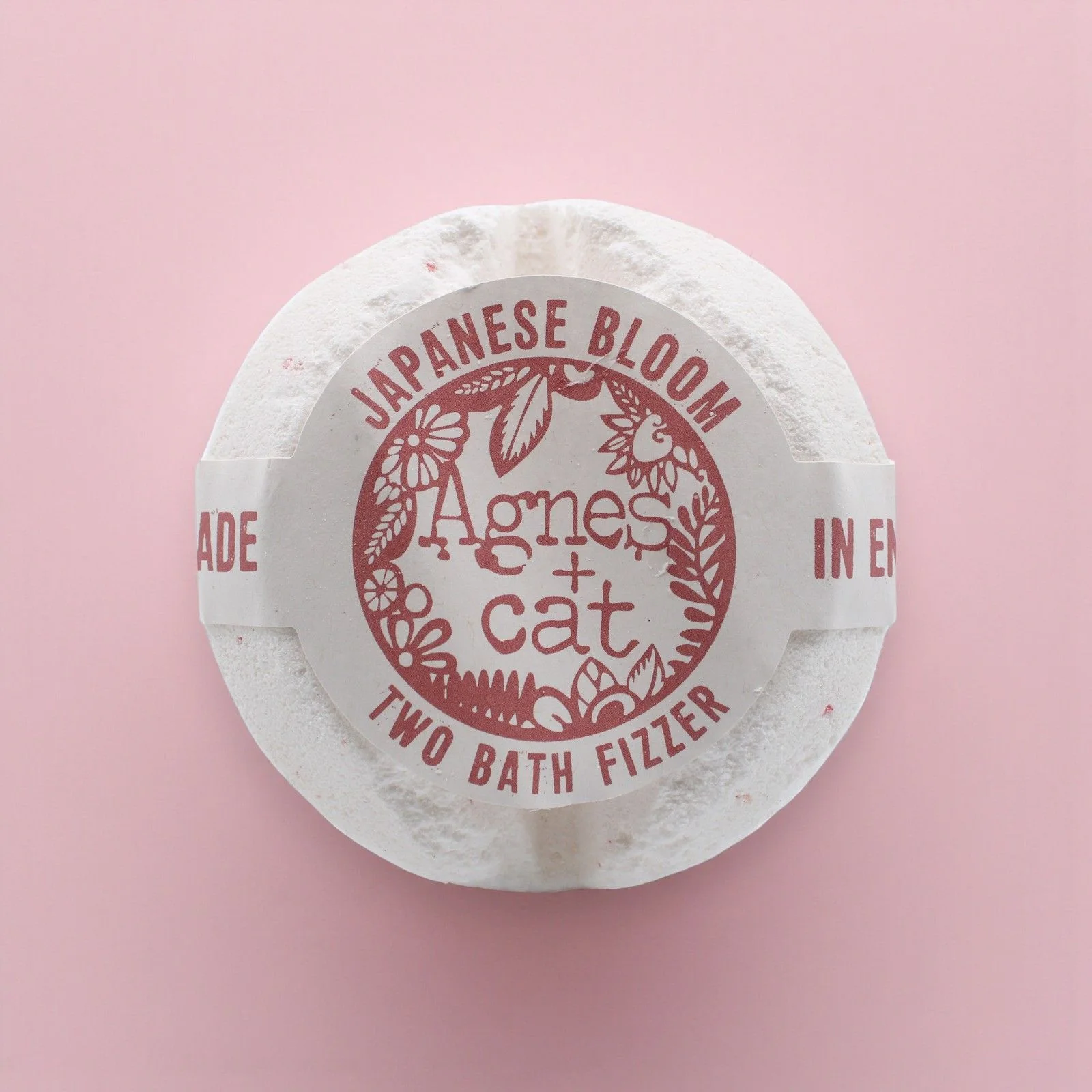 Bomba do kúpeľa Agnes + Cat Japanese Bloom – kvetinová vôňa, 210 g – fotka 1