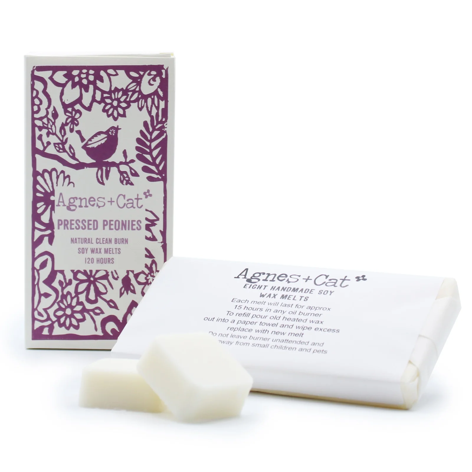 Vonný vosk do aromalampy Agnes + Cat Pressed Peonies – 8 ks – fotka 1