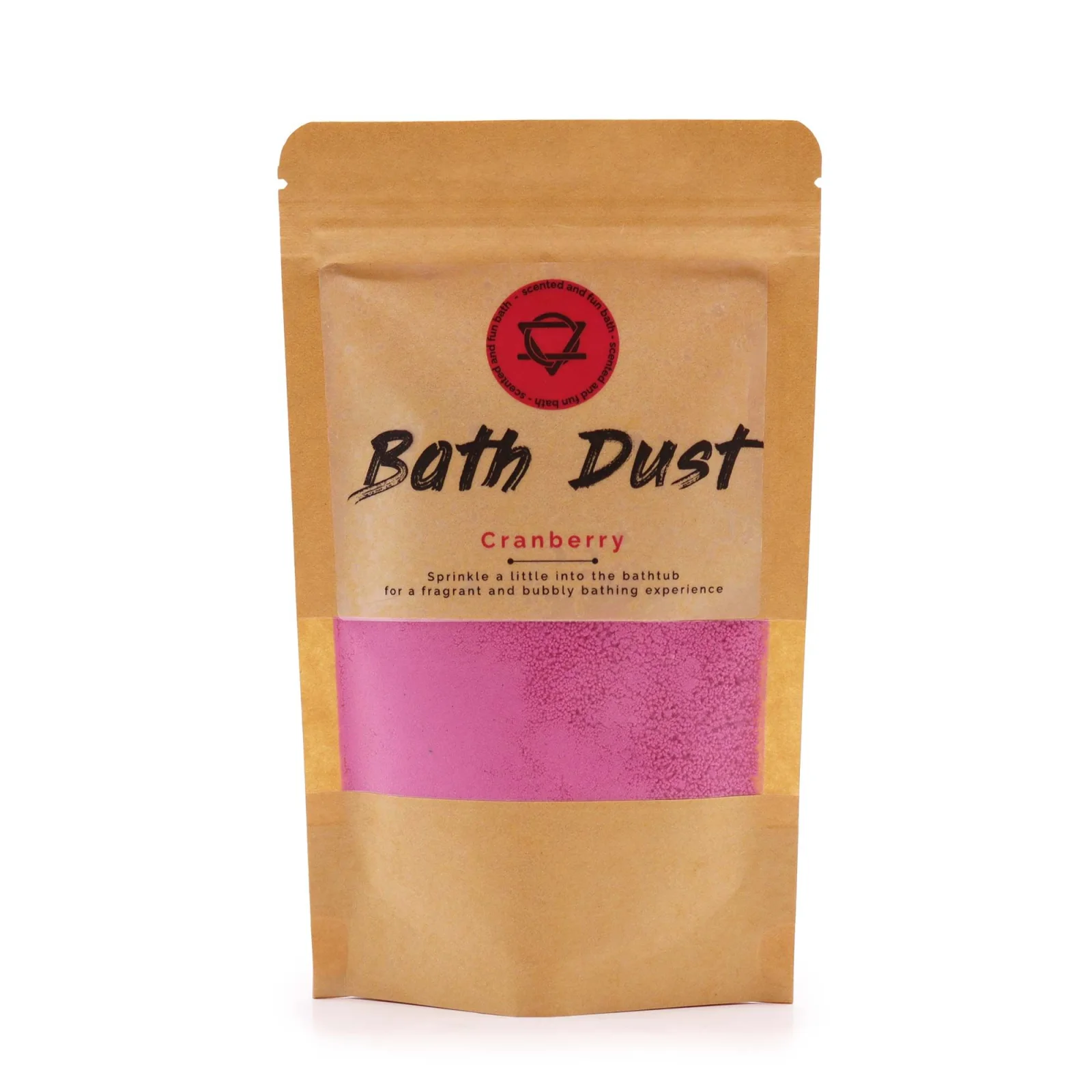 Prášok do kúpeľa Bath Dust Cranberry – brusnica, 190 g