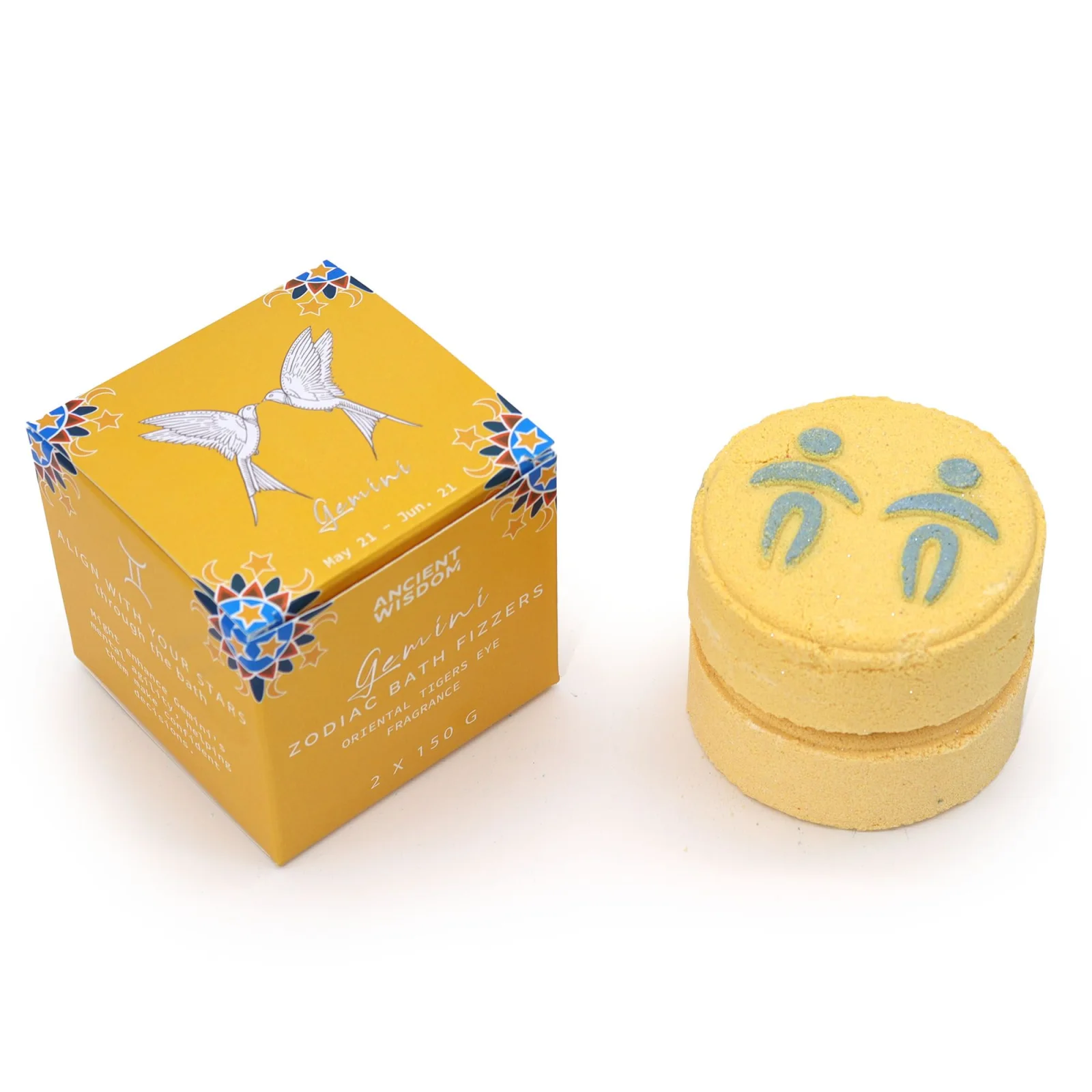 Bomby do kúpeľa Zodiac – Blíženci, 2 × 150 g – fotka 1