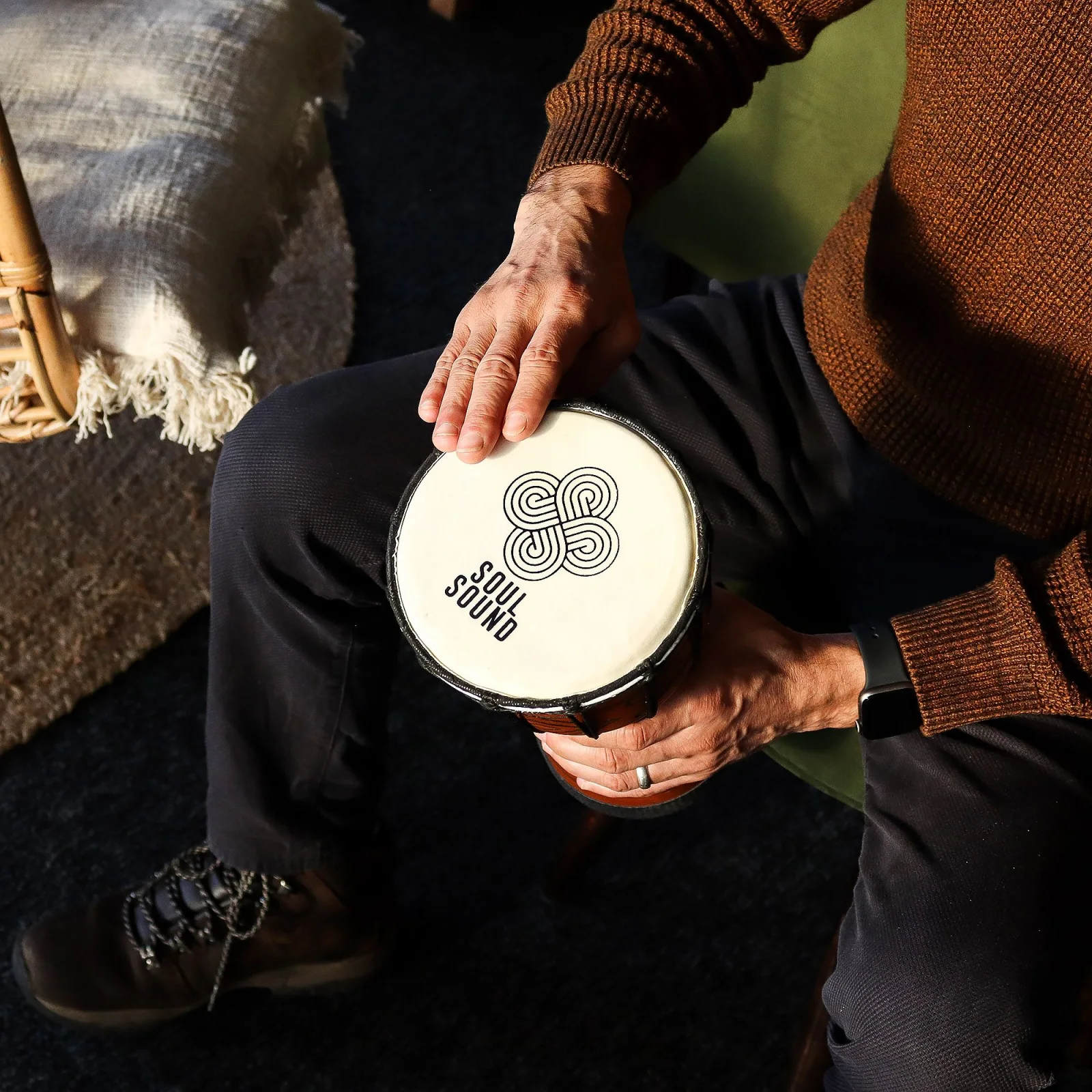 Djembe Pro Soul Sound – nižší tón, 30 cm – fotka 6
