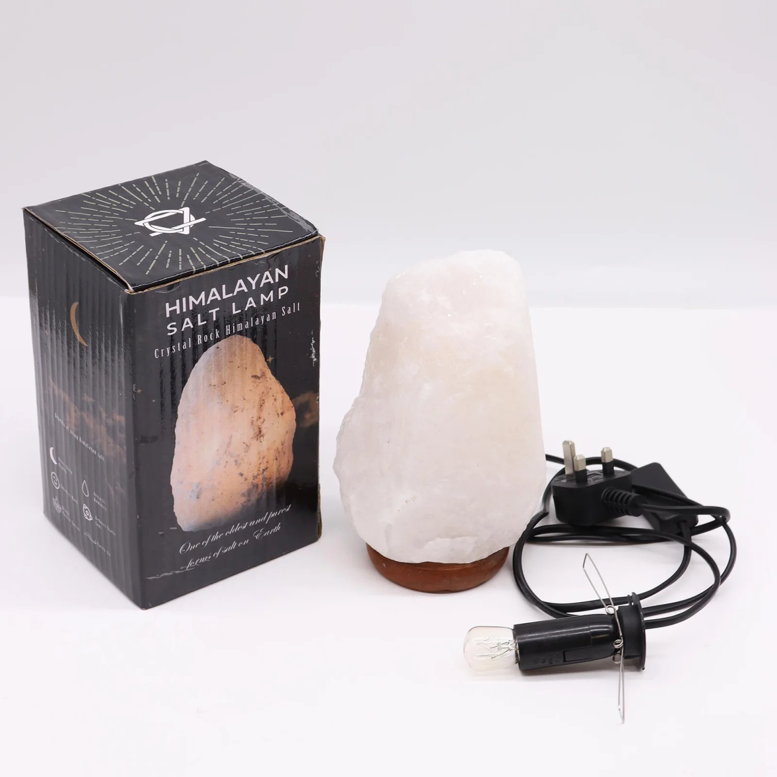 Soľná lampa z himalájskej soli – cca 2 – 3 kg – fotka 3