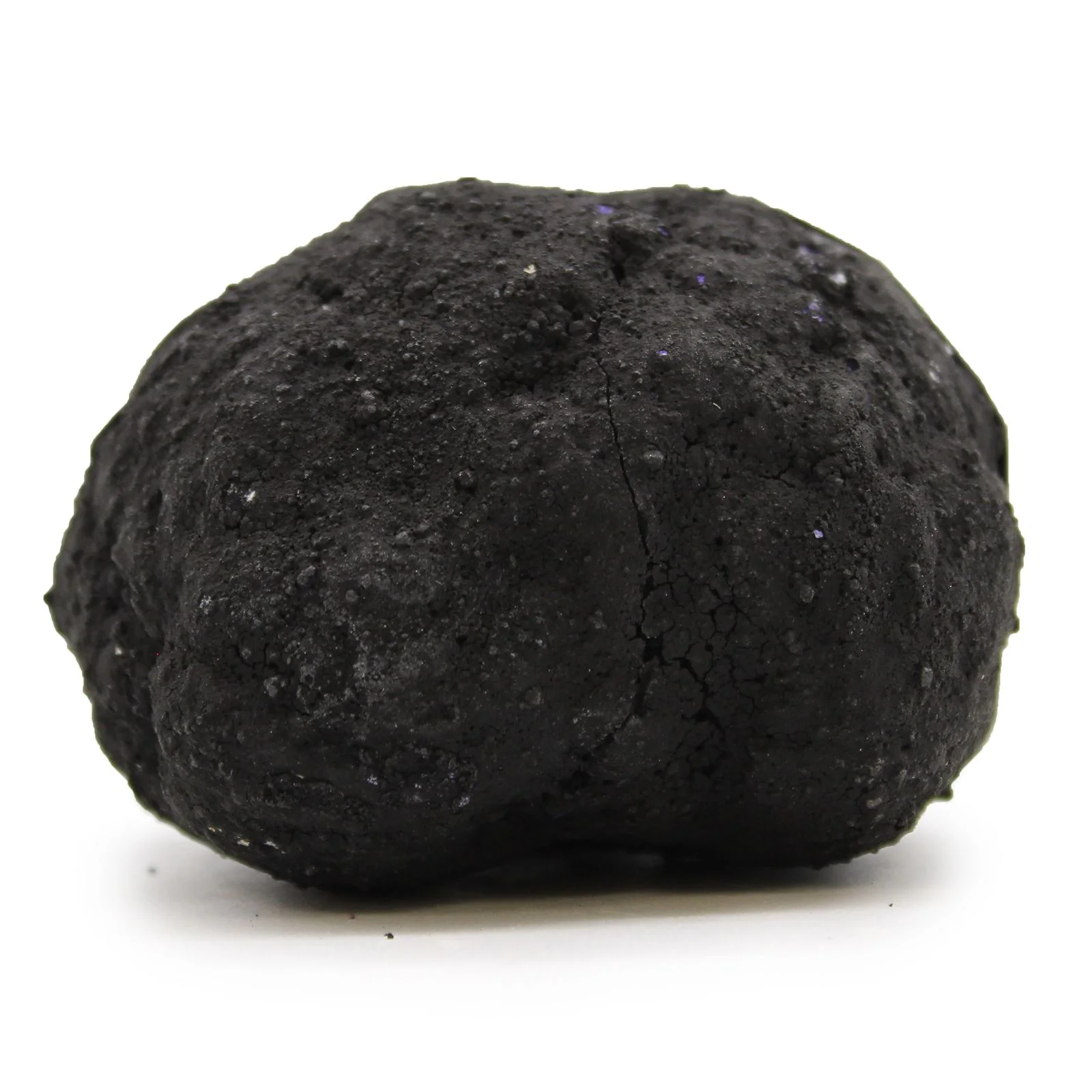Farbená geoda z kalcitu Black Rock – modrá – fotka 2