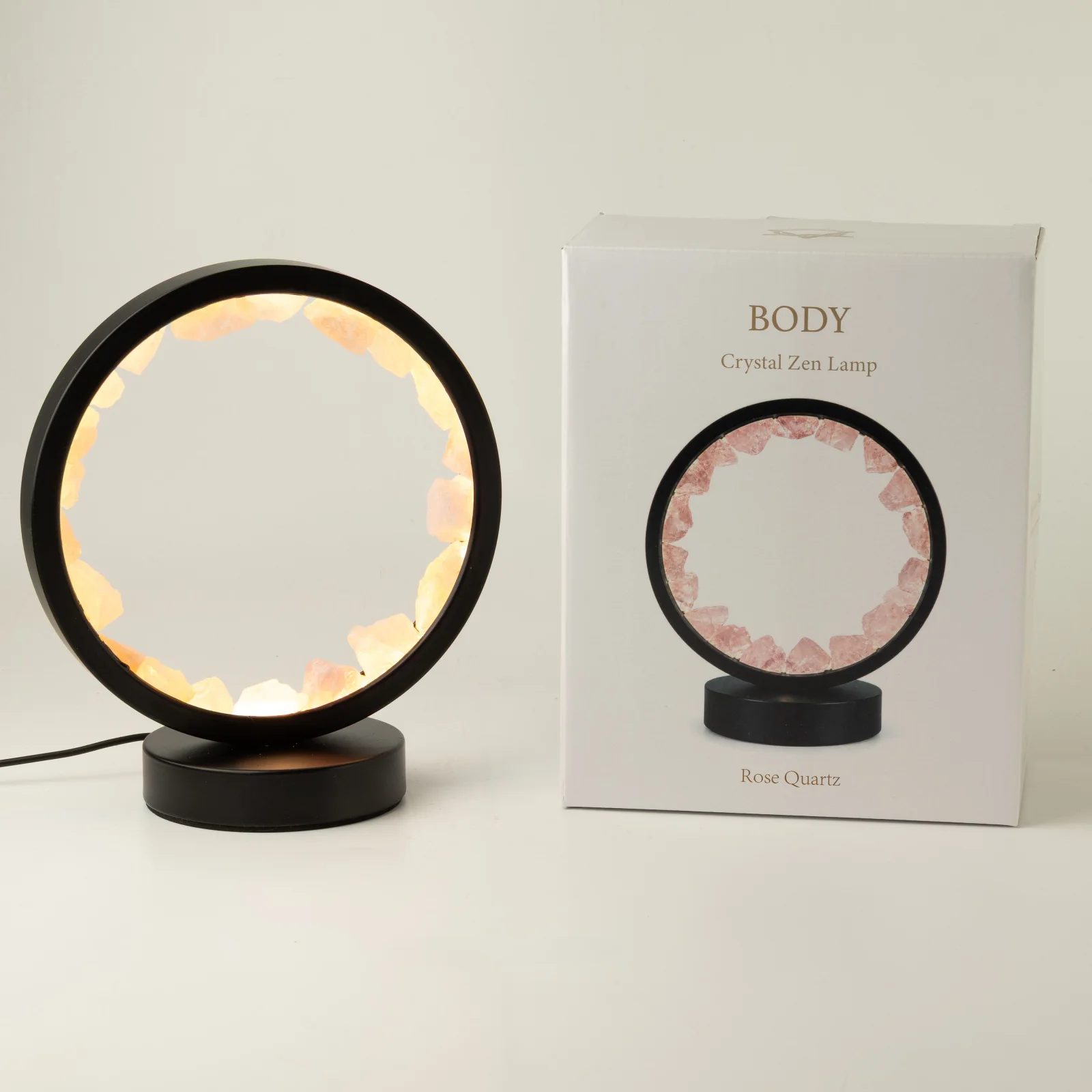Lampa Gemstone Halo Zen Body – ruženín – fotka 4