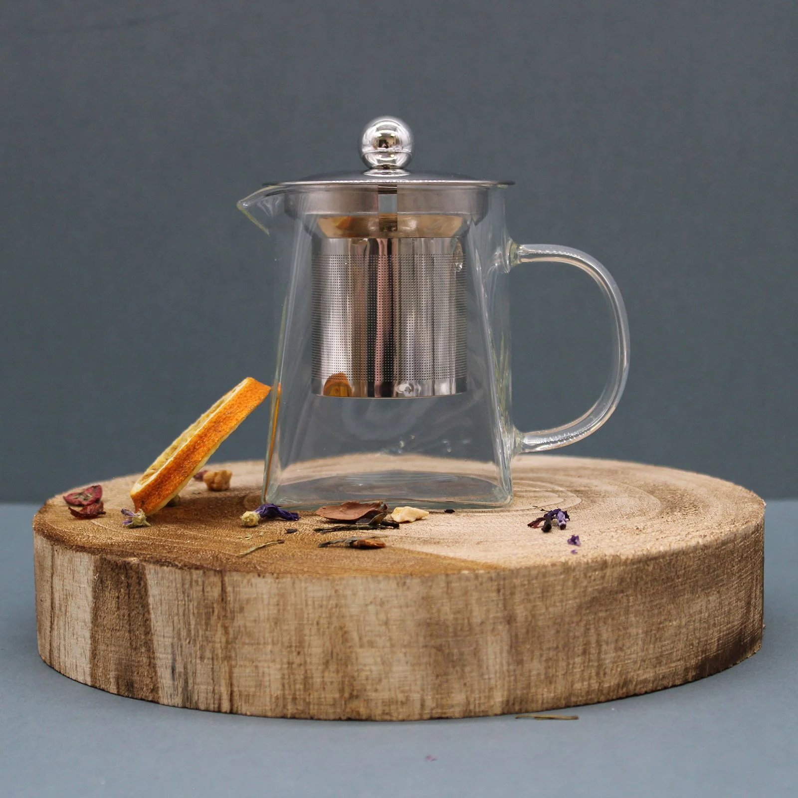Sklenená čajová kanvica Tower v darčekovej krabici, 350 ml – fotka 7