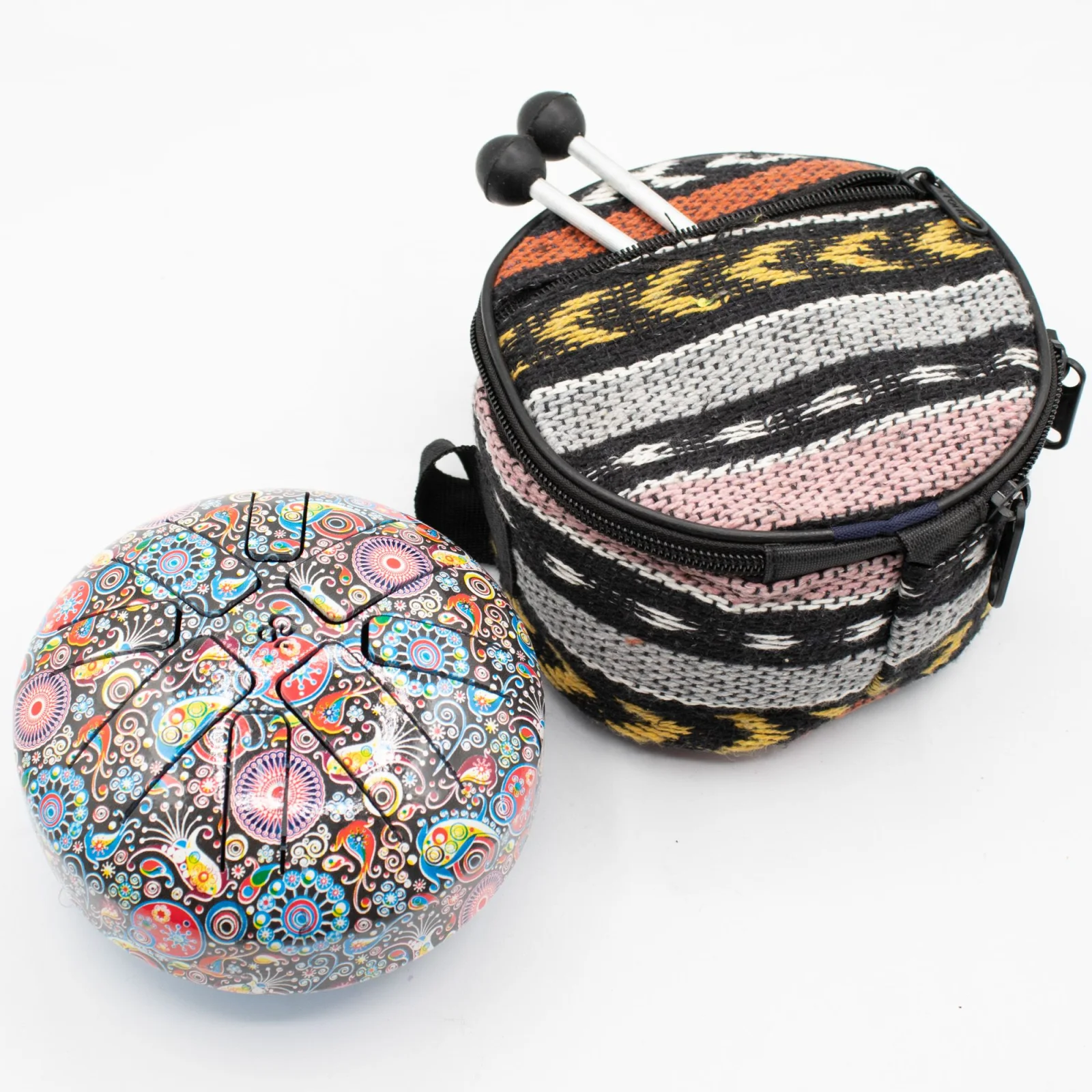 Happy Drum Small Multi Coloured – malý, 13 × 9 cm – fotka 6