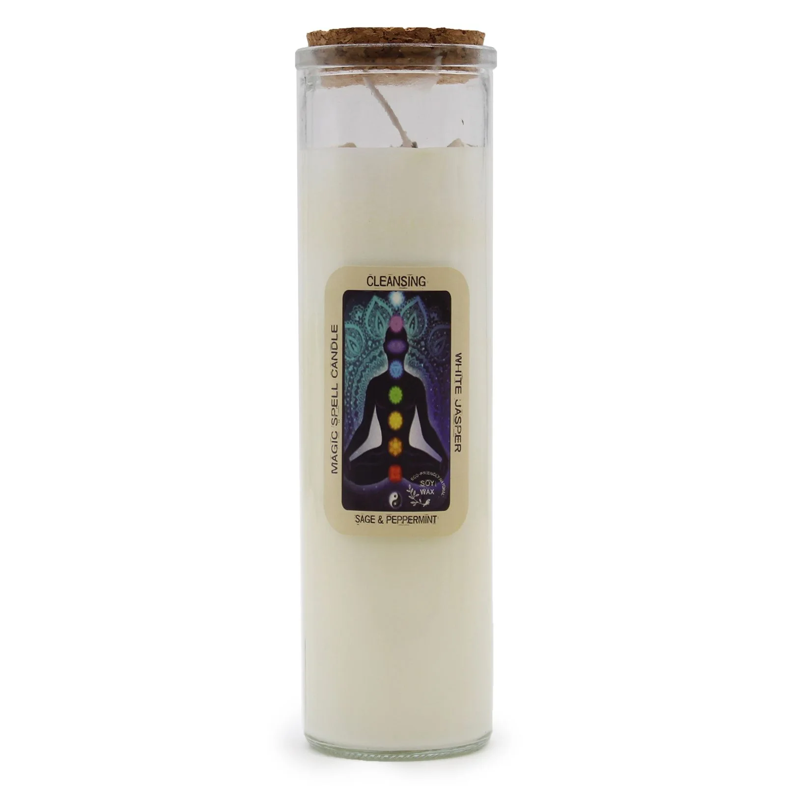 Sójová sviečka s kryštálmi Magic Spell – Cleansing, 50 hodín – fotka 2