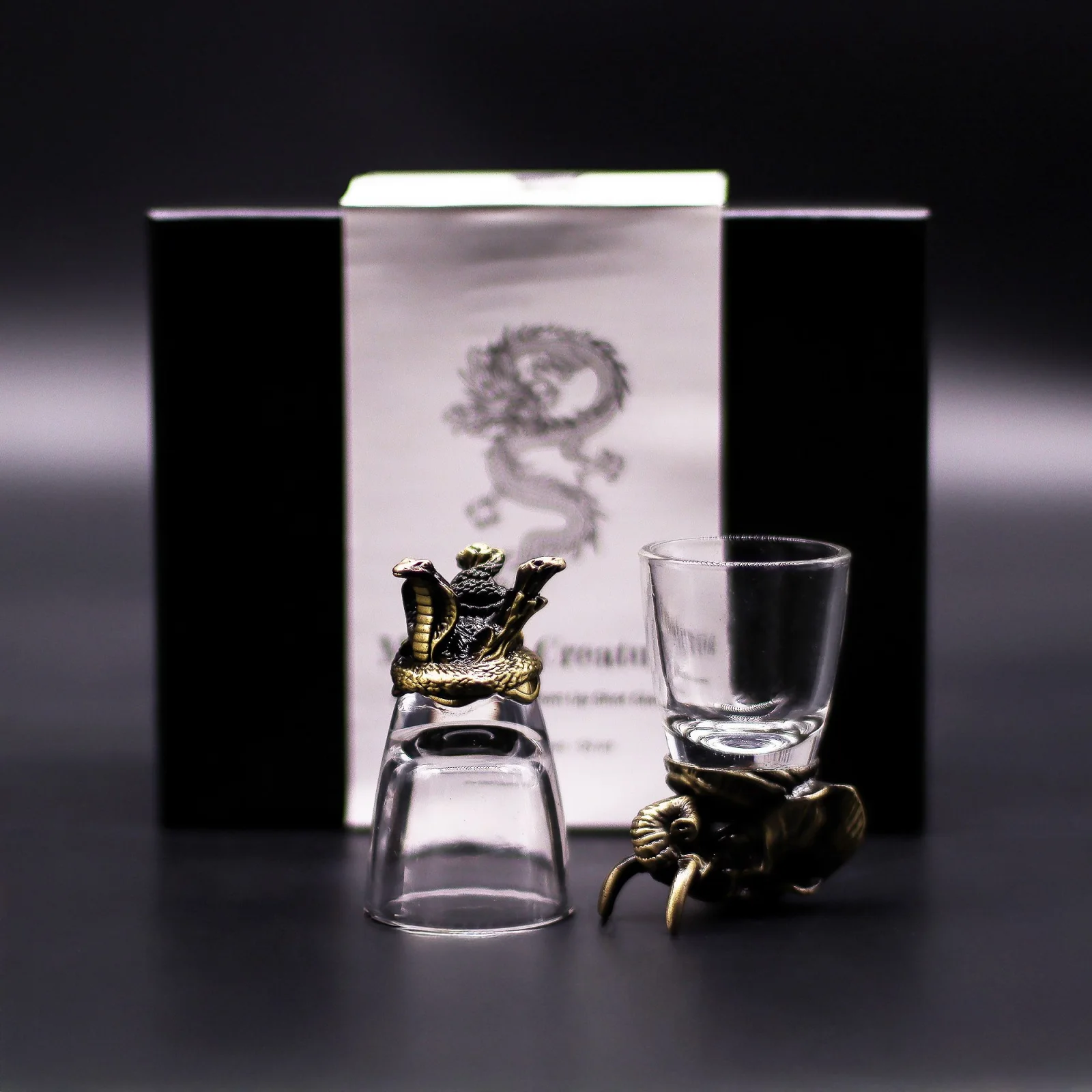 Štamperlíky Bottom Up – 6 ks, 50 ml, mýtické tvory – fotka 6