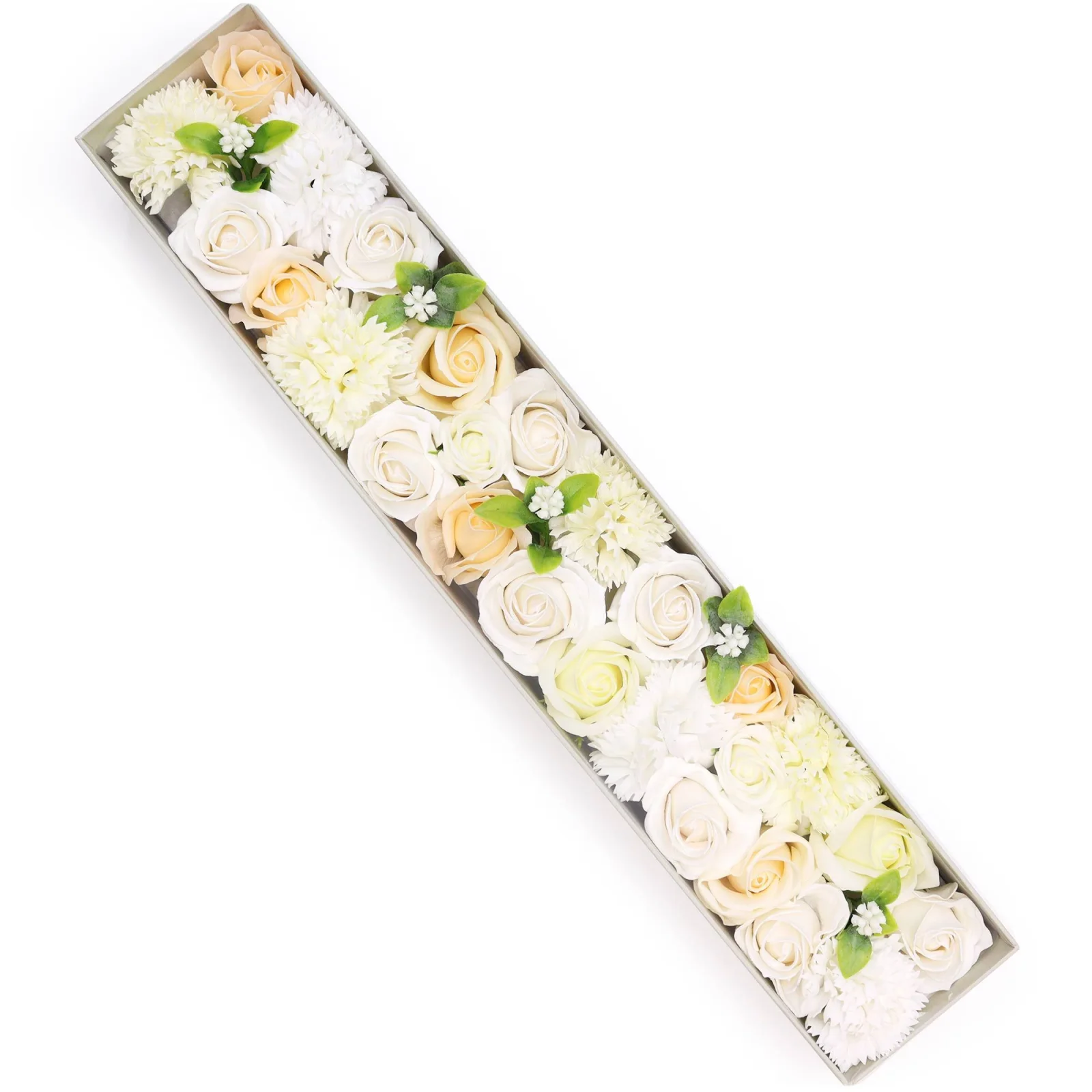 Extra dlhý box s mydlovými ružami – Wedding Blessings – fotka 1