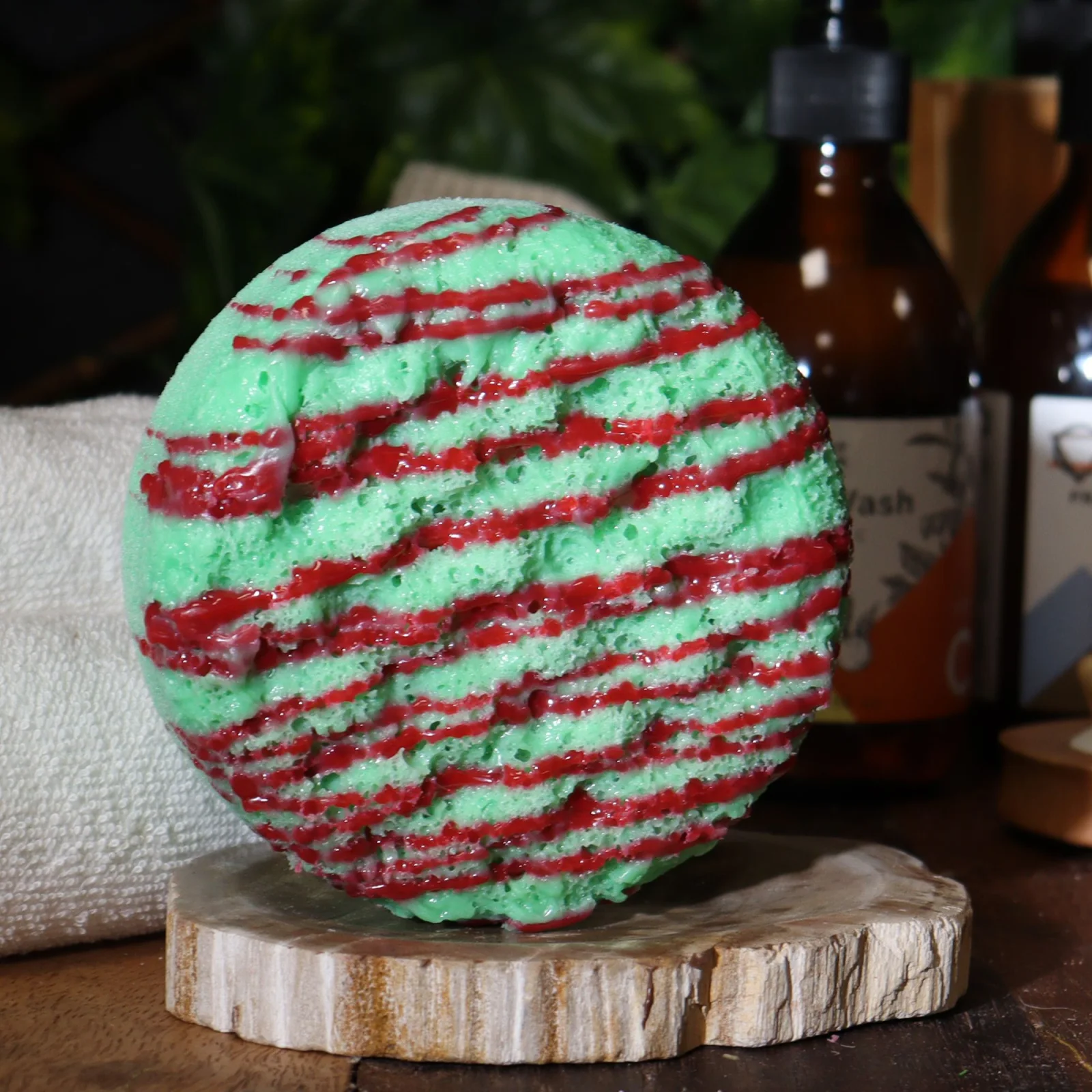 Mydlová špongia Butter Bubble Soap – Strawberry Kiwi – fotka 3