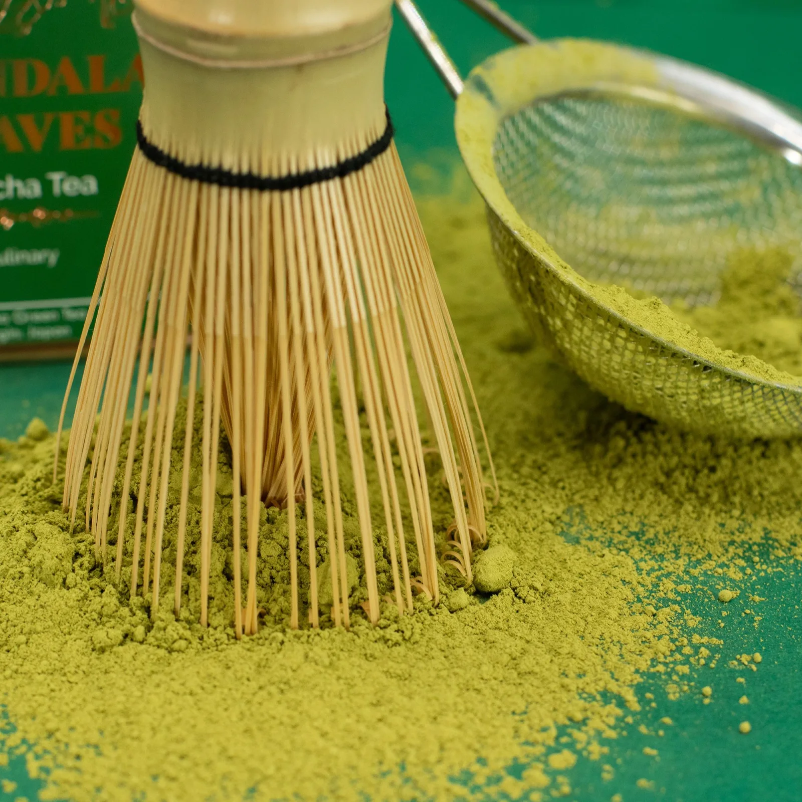 Kulinárska matcha bio – na latte a pečenie, 50 g, plechovka – fotka 6
