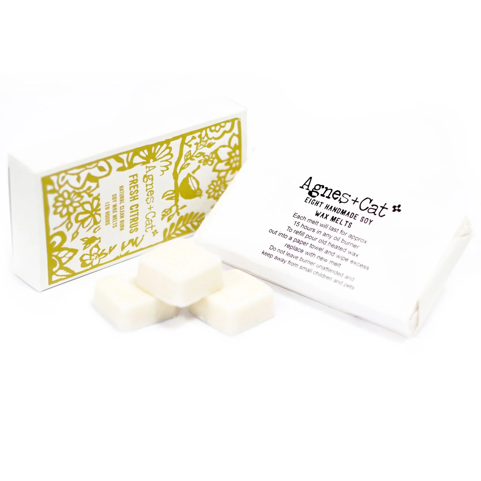 Vonný vosk do aromalampy Agnes + Cat Fresh Citrus – 8 ks – fotka 3