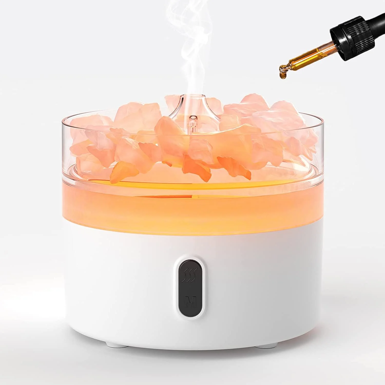 Ultrazvukový difuzér s himalájskou soľou – 220 ml, USB-C – fotka 2