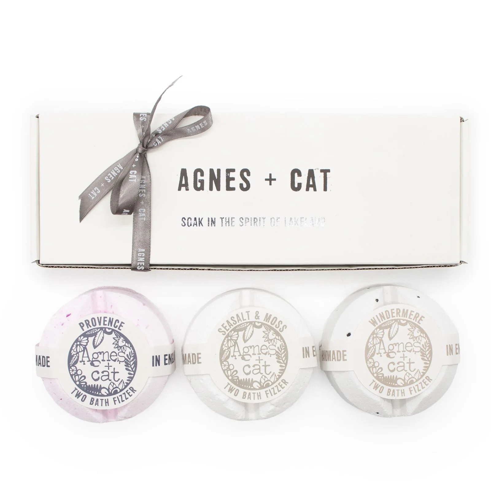 Darčeková sada bômb do kúpeľa Agnes + Cat – Signature Fragrance – fotka 2