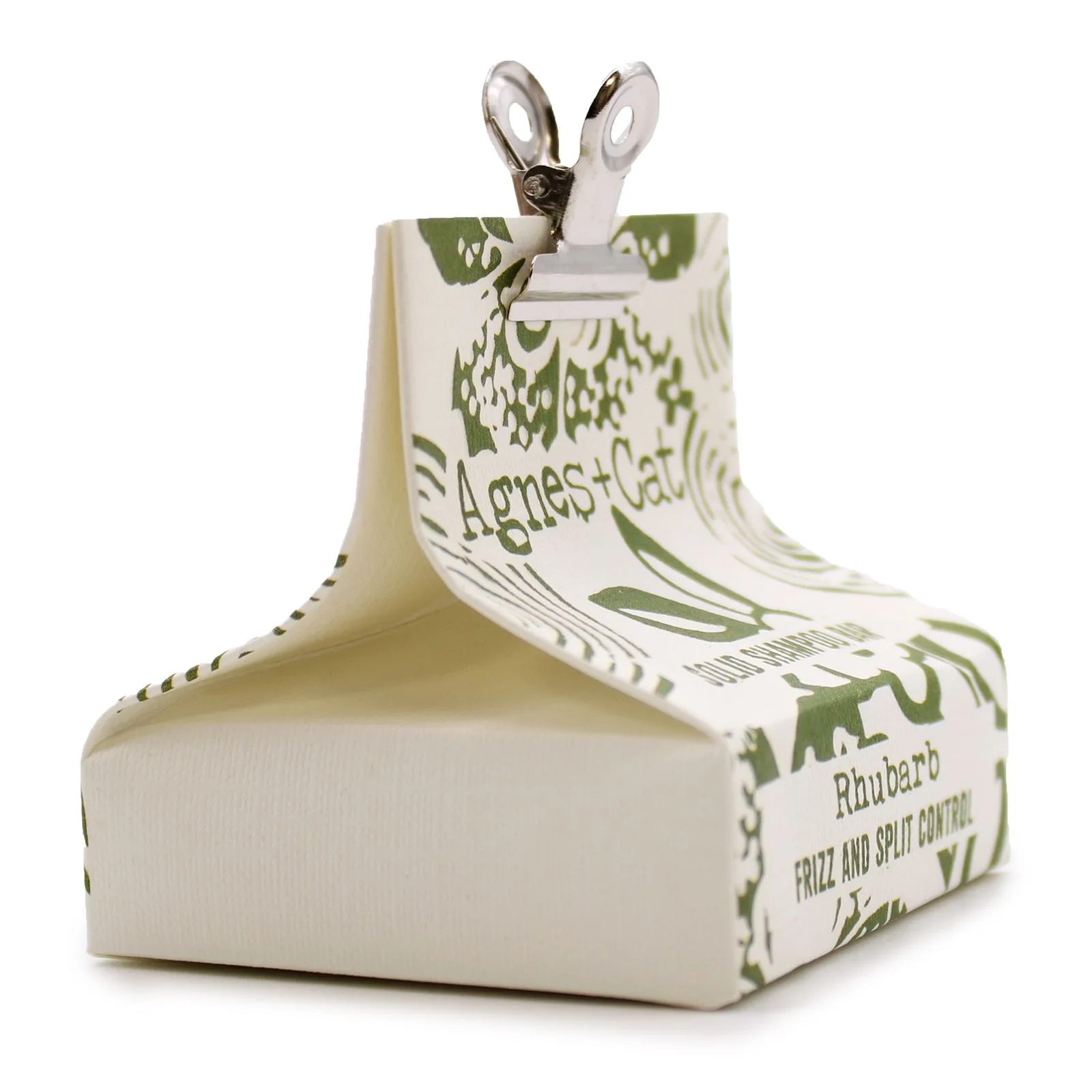 Tuhý šampón Agnes + Cat – rebarbora, 70 g – fotka 2