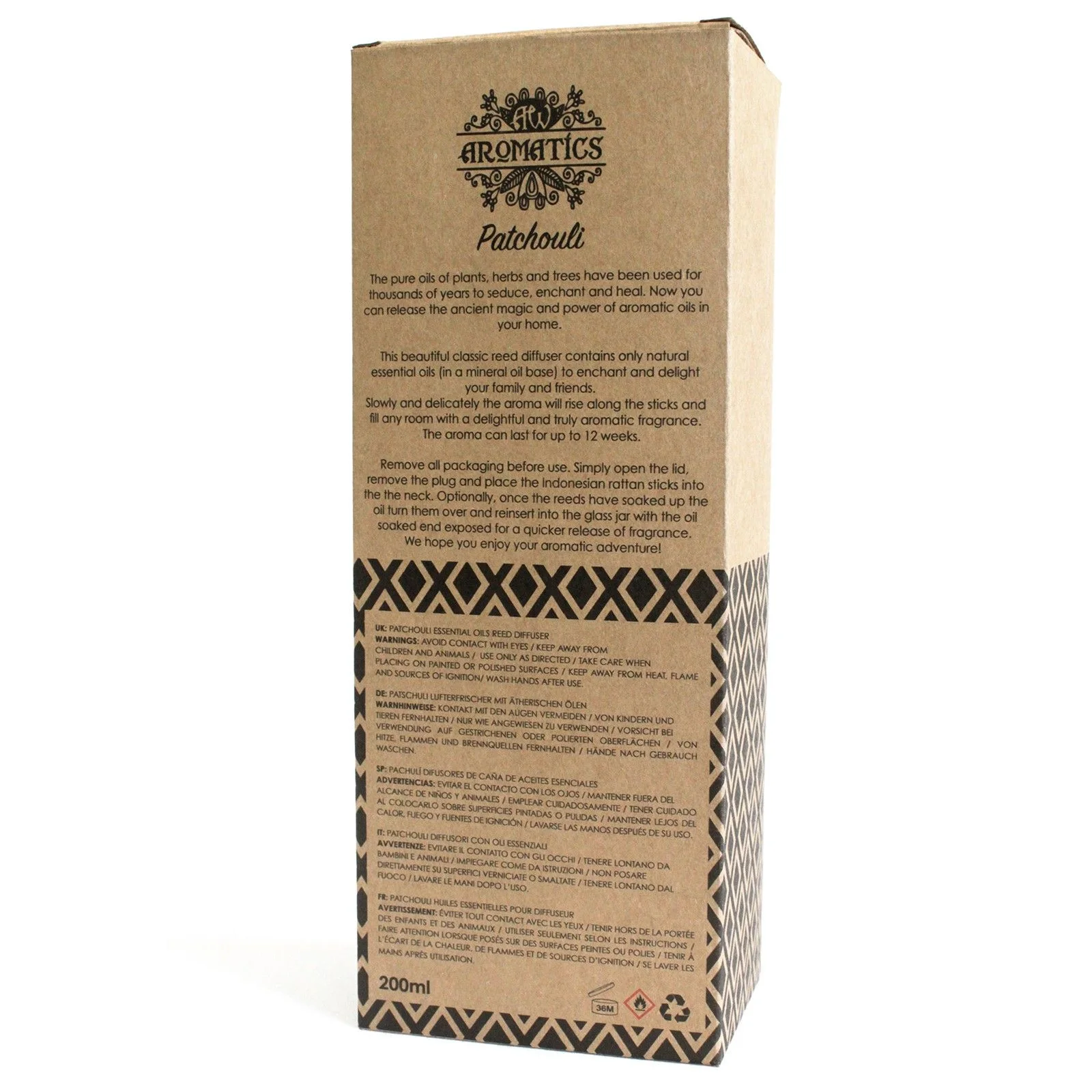 Difuzér s tyčinkami – pačuli, 200 ml – fotka 5