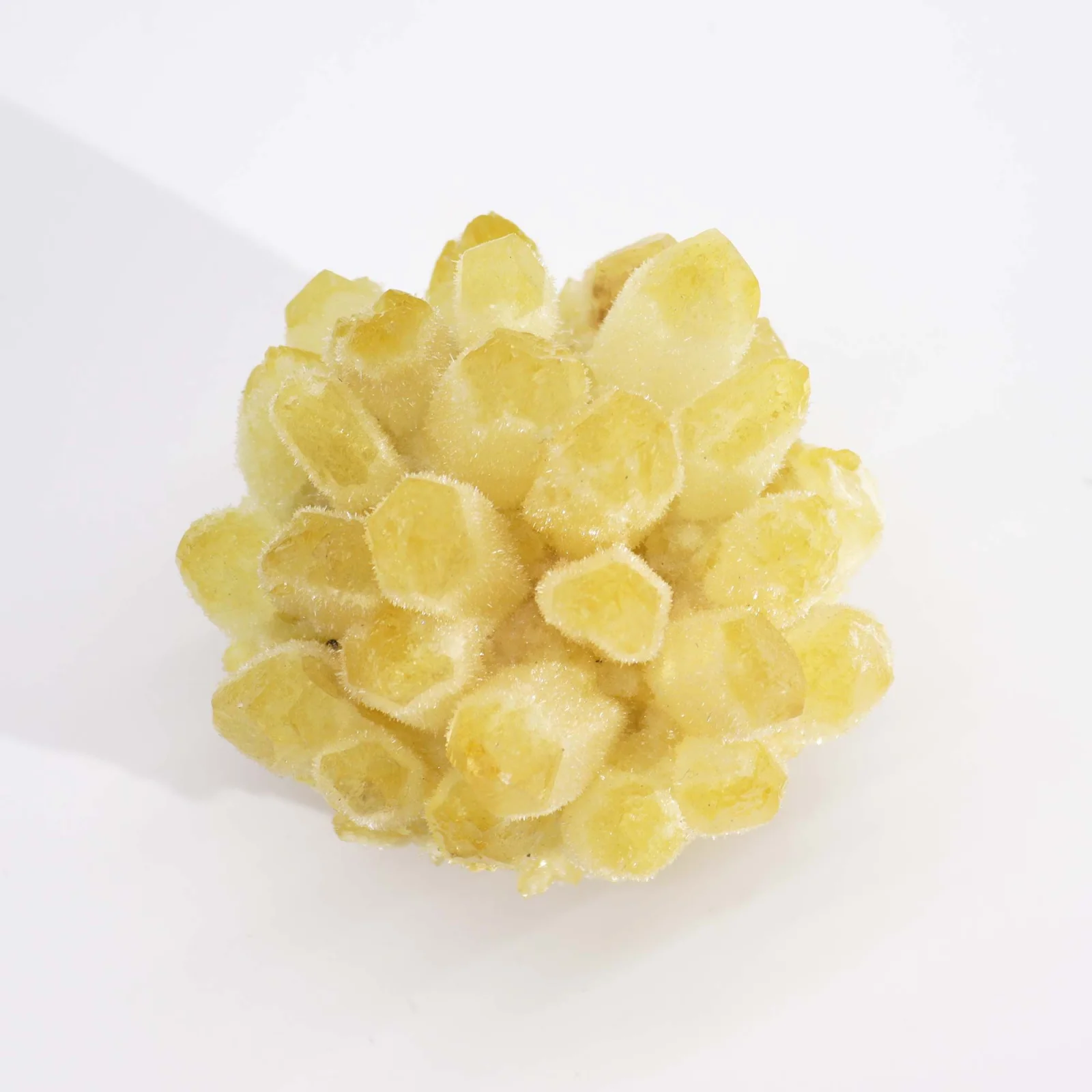 Umelý zhluk krištáľu Yellow Ghost – žltý, cca 8 cm – fotka 3