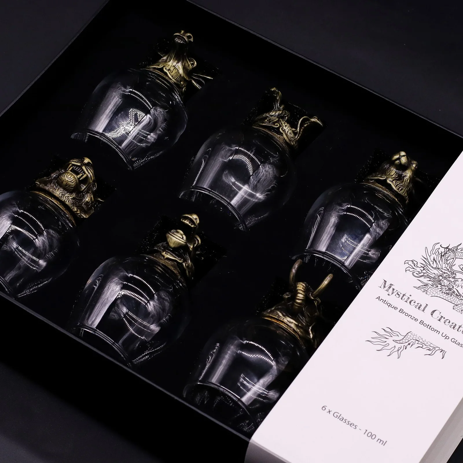 Poháre Bottom Up – 6 ks, 100 ml, mýtické tvory – fotka 8