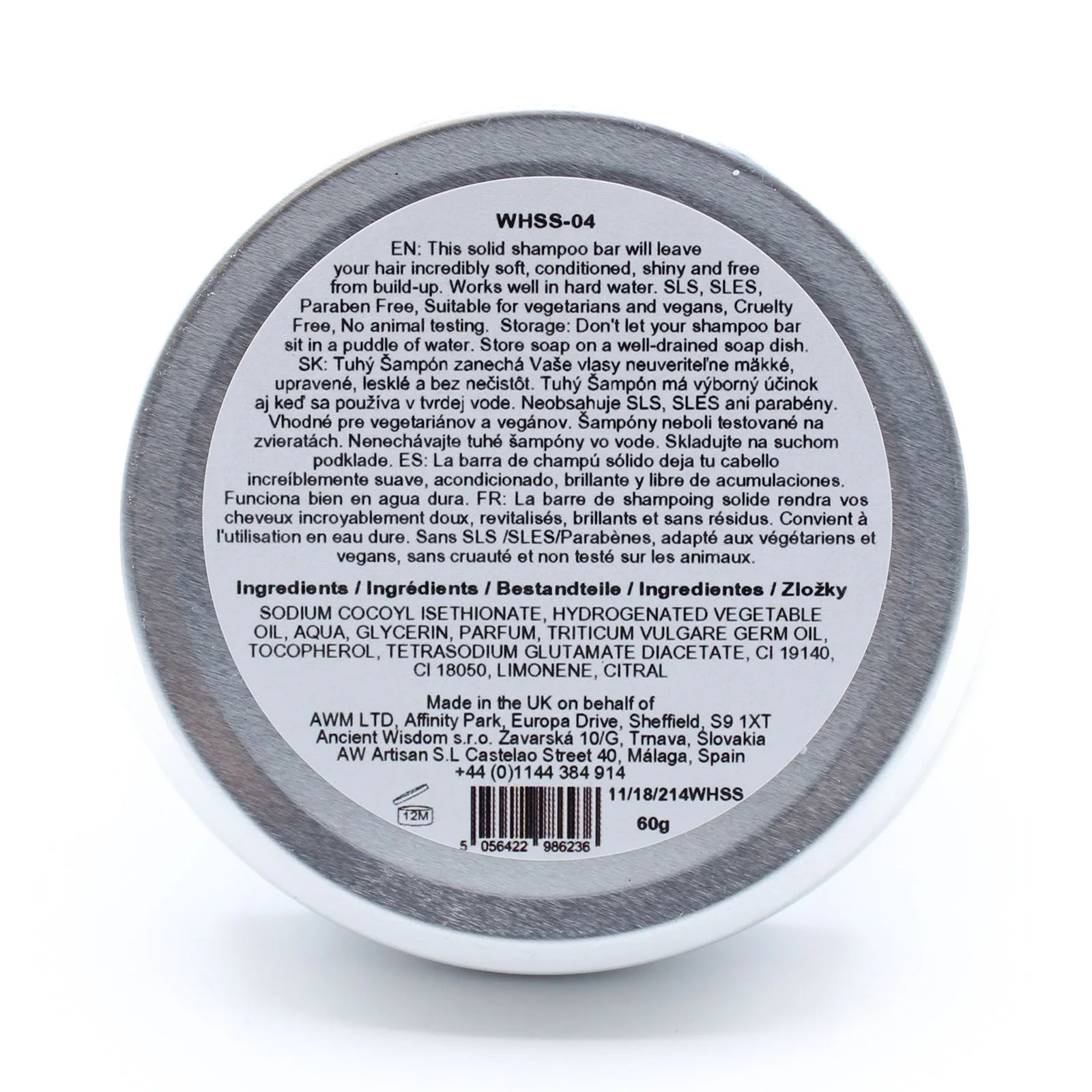 Tuhý šampón Wild Hare – Tutti Frutti, 60 g – fotka 3