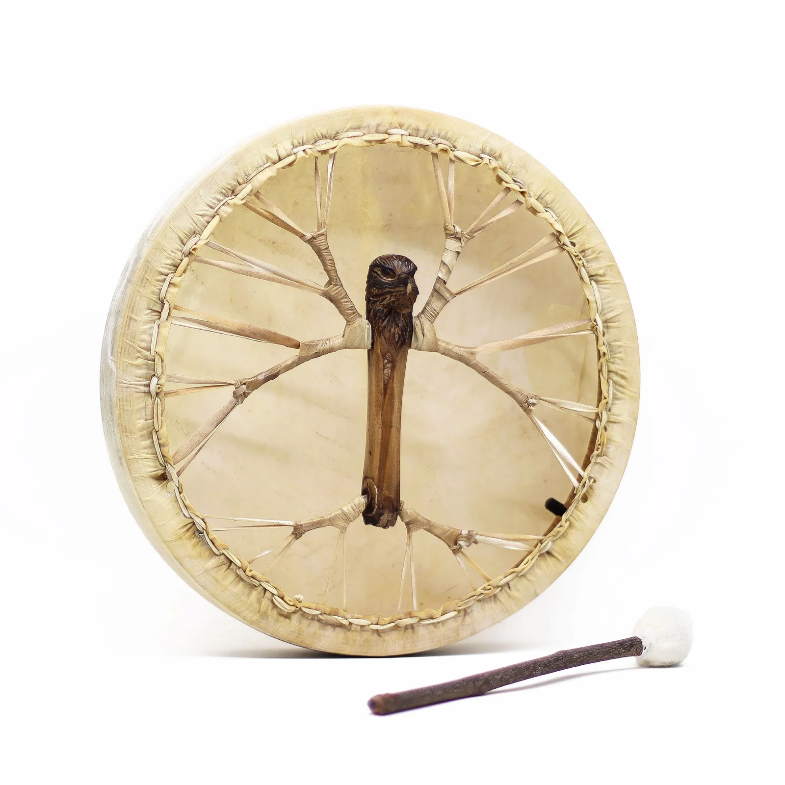 Šamanský bubon Spirit of the Eagle – laditeľný, 40 cm – fotka 3
