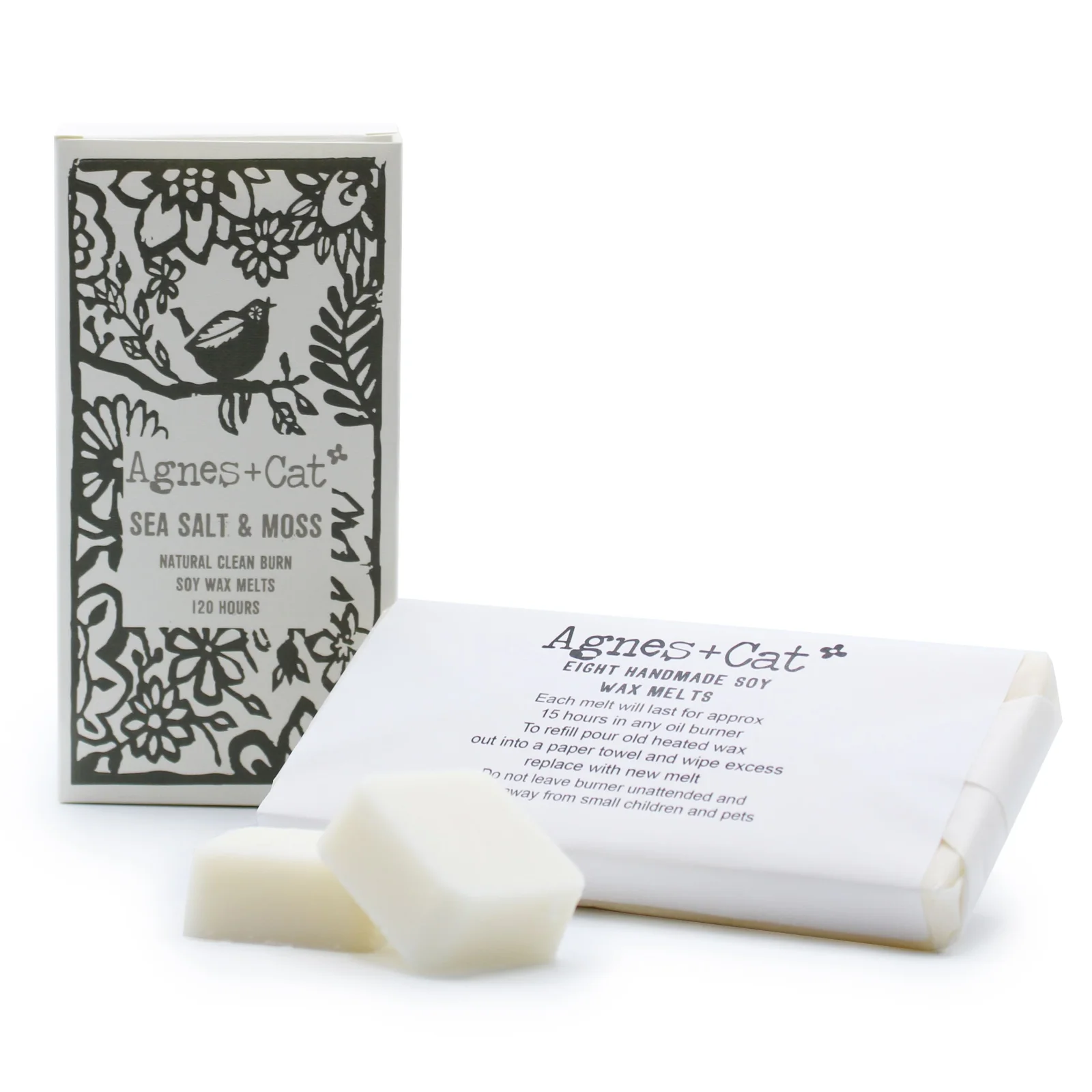 Vonný vosk do aromalampy Agnes + Cat Seasalt + Moss – 8 ks – fotka 1
