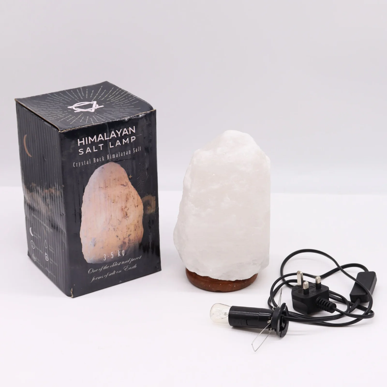 Soľná lampa z himalájskej soli – cca 3 – 5 kg – fotka 1