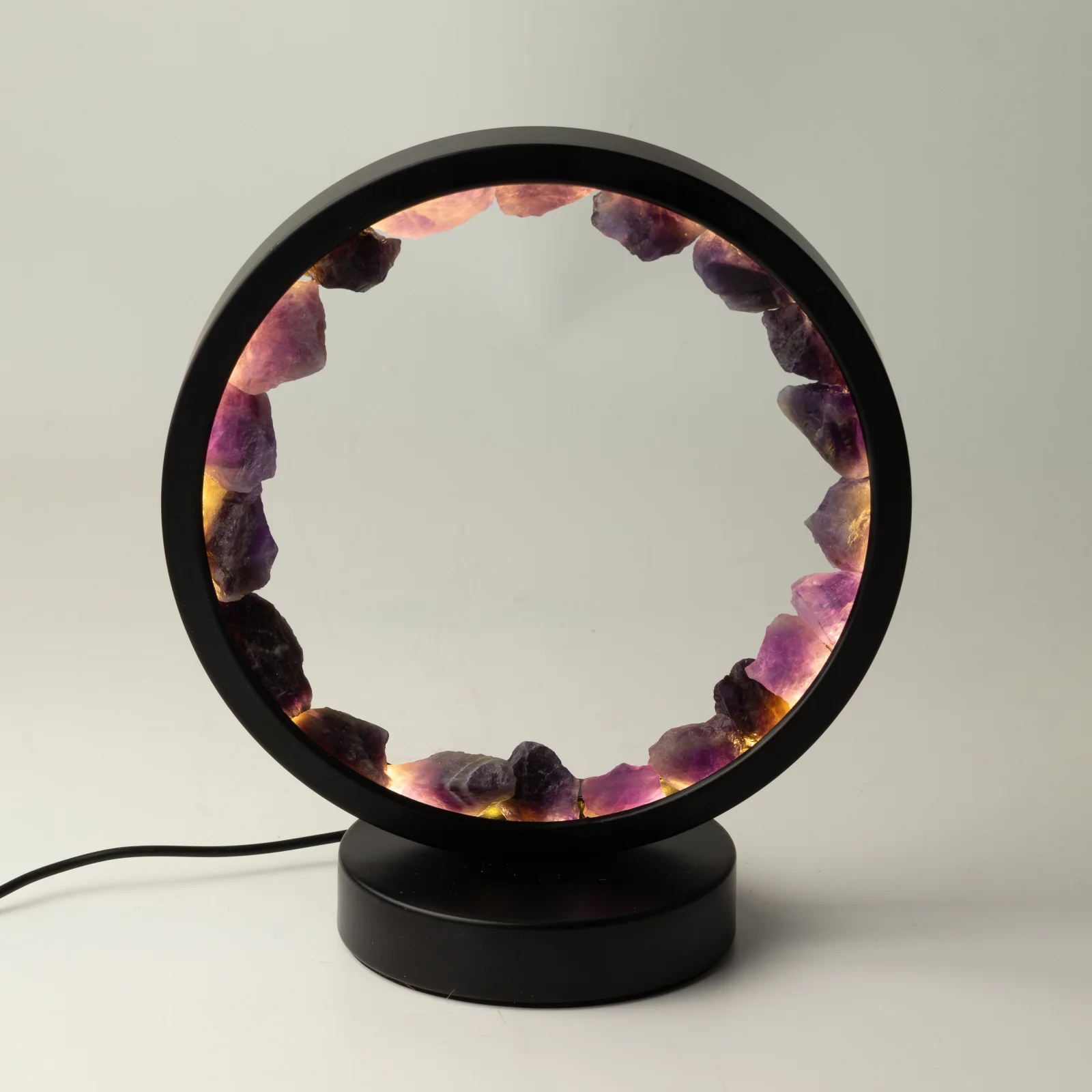 Lampa Gemstone Halo Zen Spirit – ametyst – fotka 1