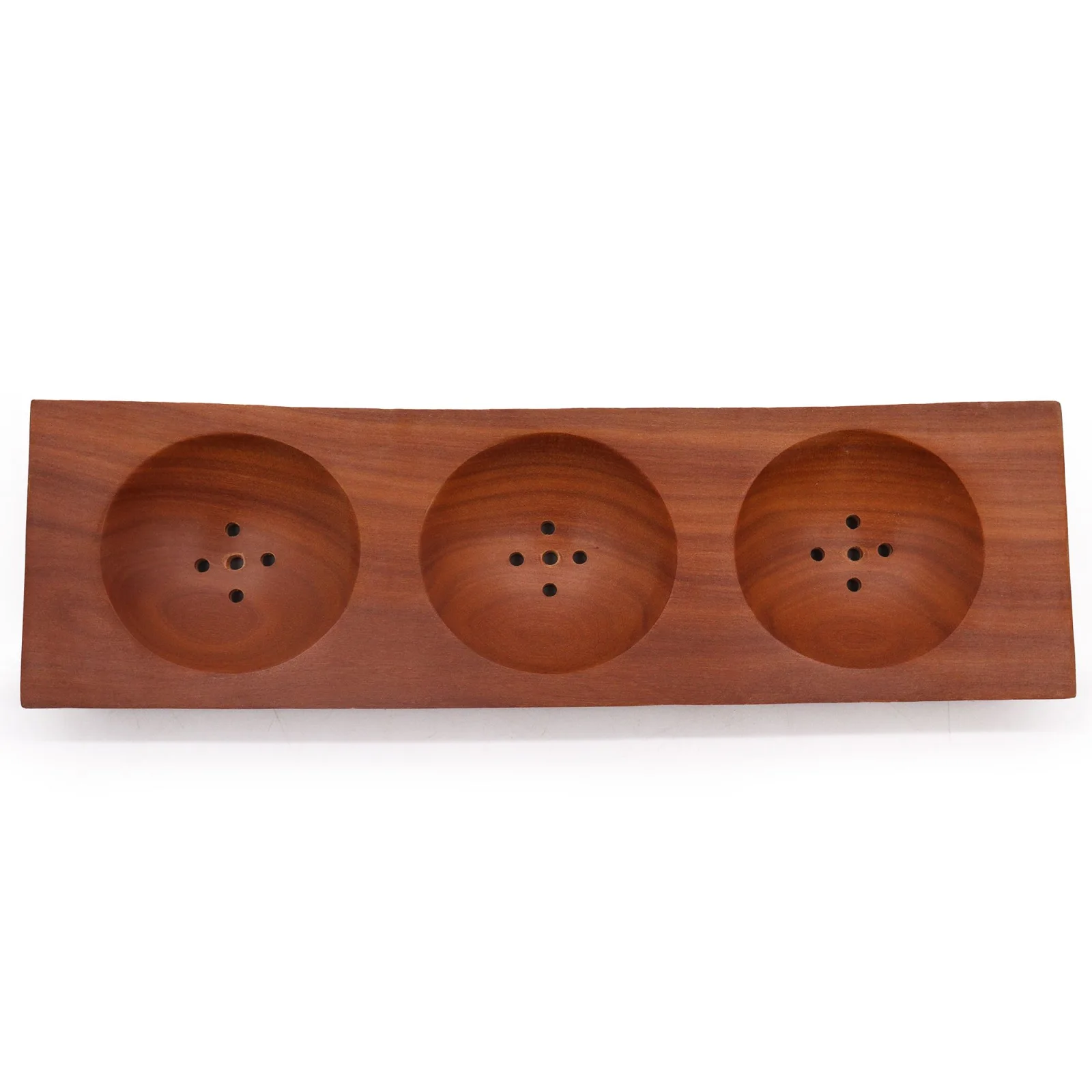 Drevená mydelnička Three Bay – naseberry, 27 cm – fotka 2