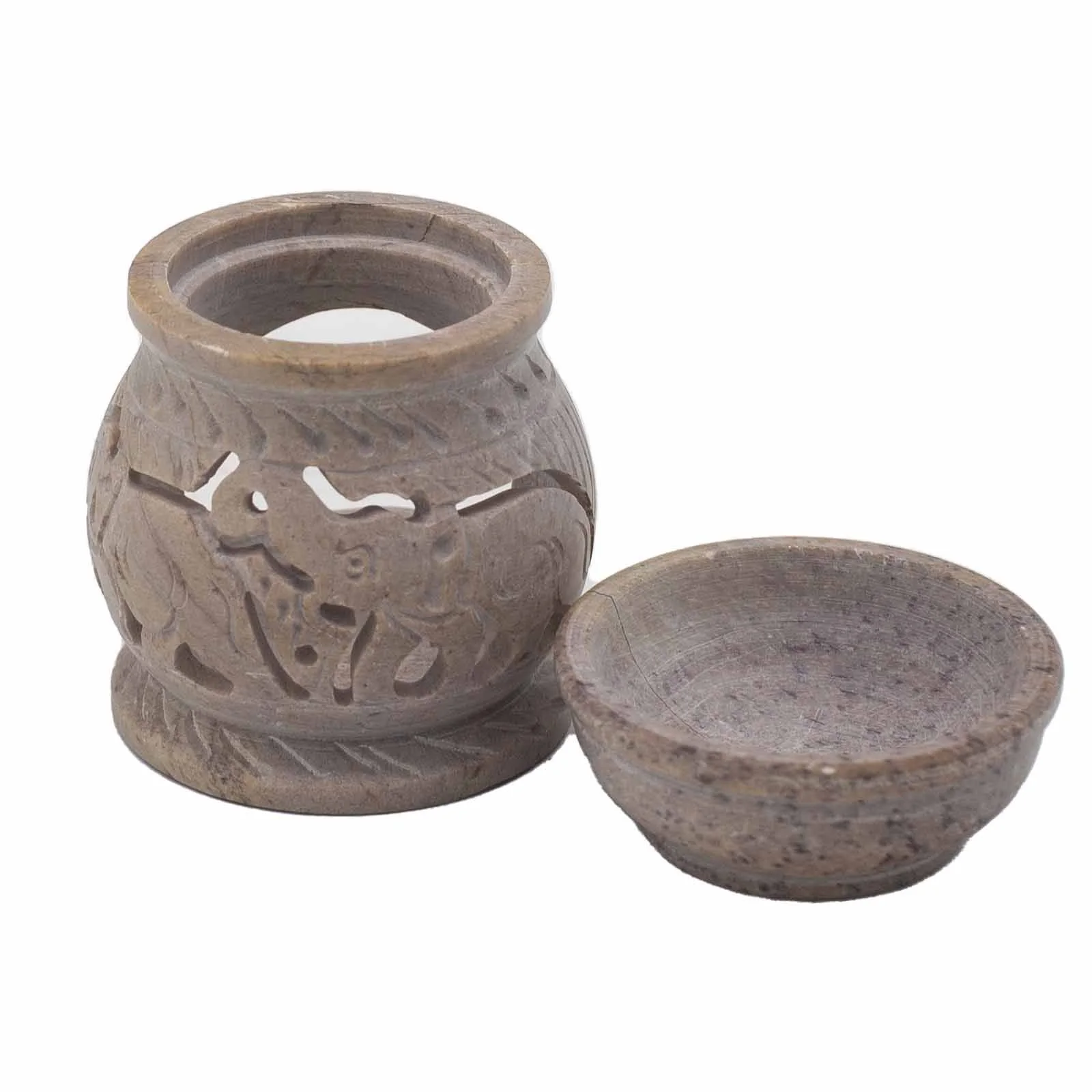 Aromalampa z mastenca – slon, 8 cm – fotka 4