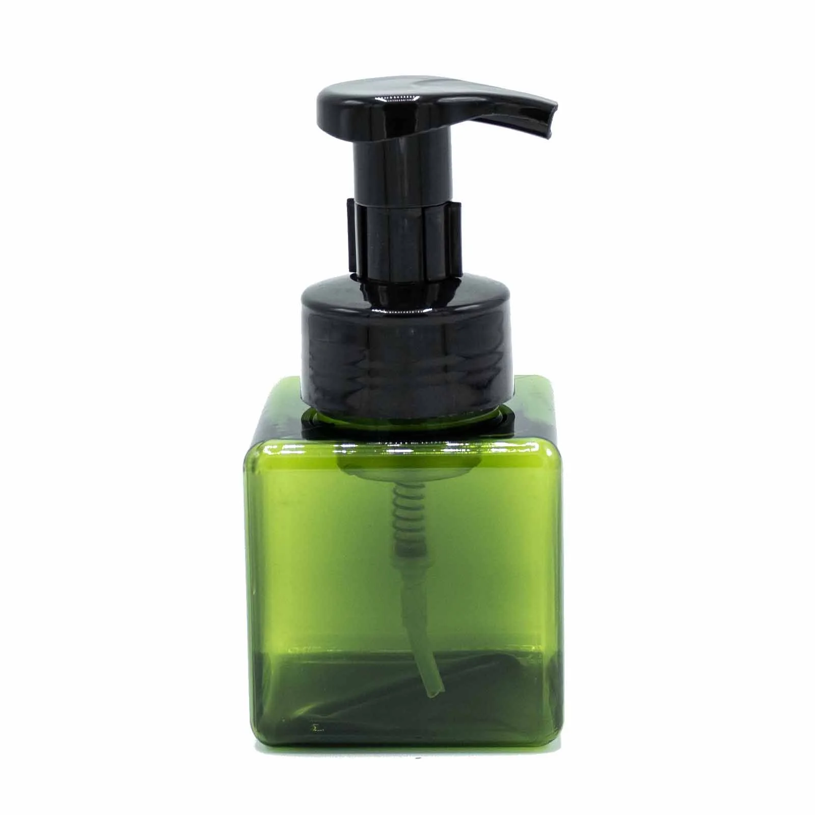 Nízka plniteľná fľaša s penovou pumpou – 250 ml – fotka 2