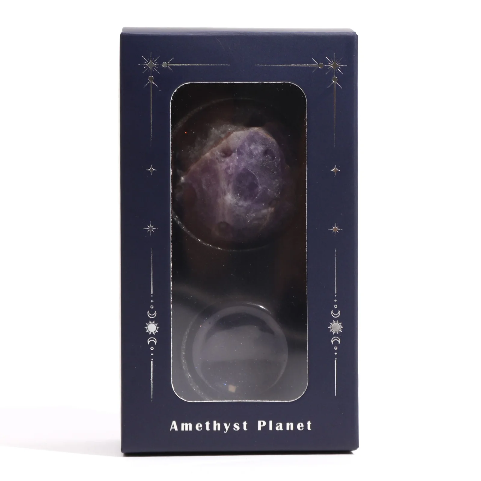 Planéta Jupiter z ametystu na stojane z goldstonu, 40 mm – fotka 4