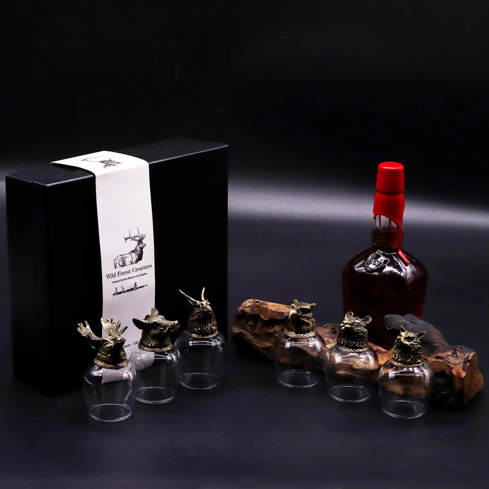 Poháre Bottom Up – 6 ks, 100 ml, lesné zvieratá – fotka 9
