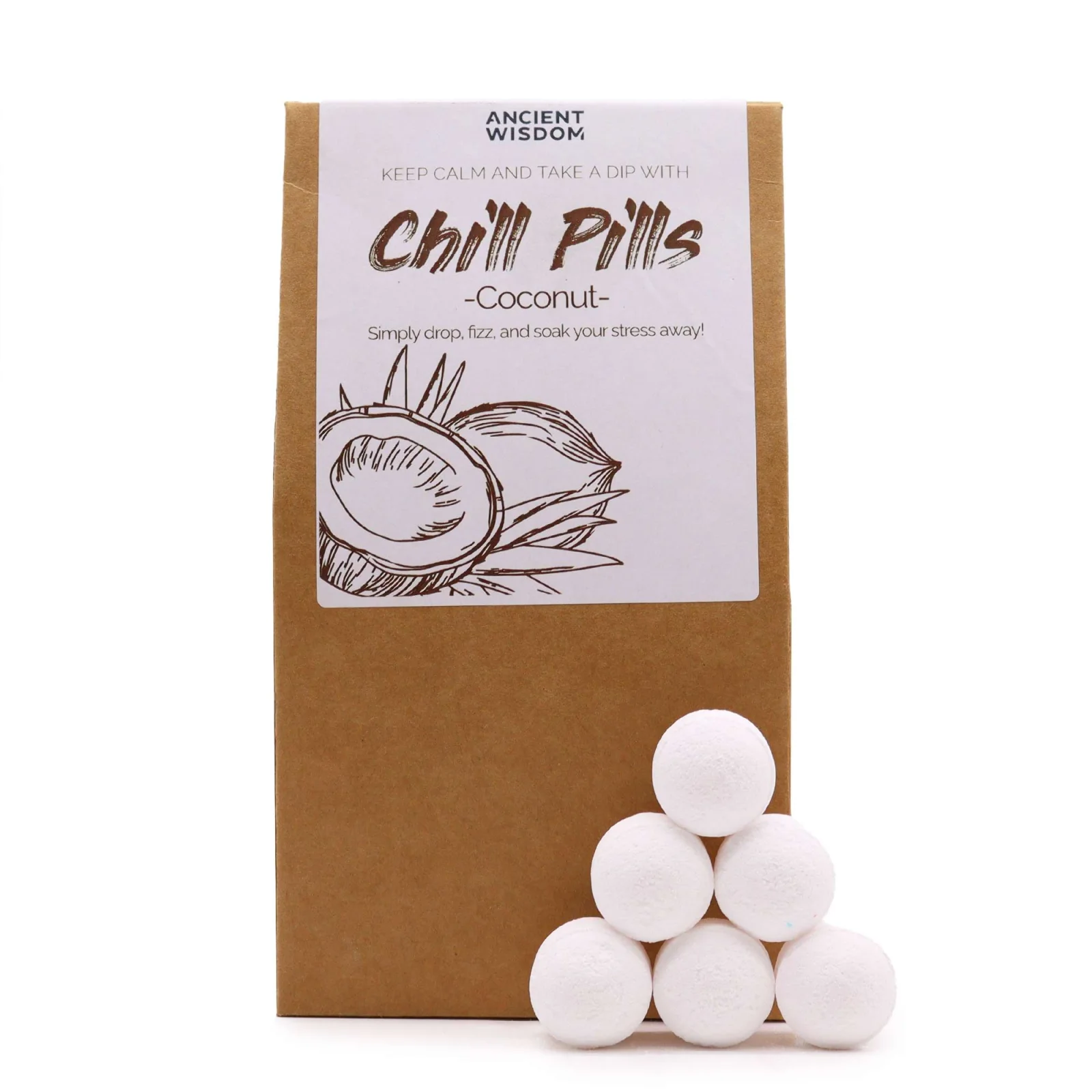 Šumivé tablety do kúpeľa Chill Pills – Summer of Love, 350 g – fotka 1