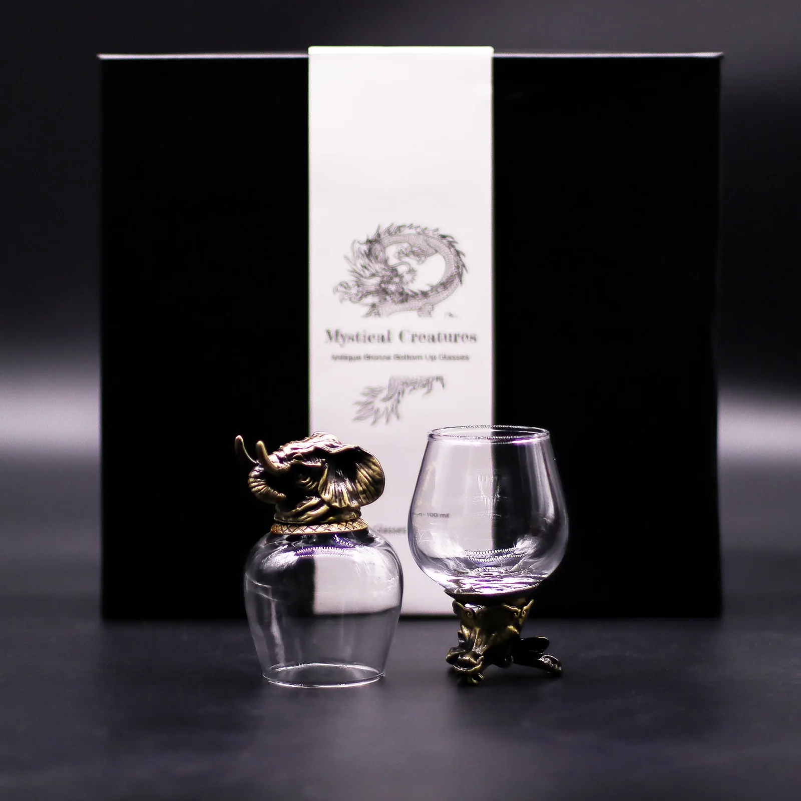 Poháre Bottom Up – 6 ks, 100 ml, mýtické tvory – fotka 5